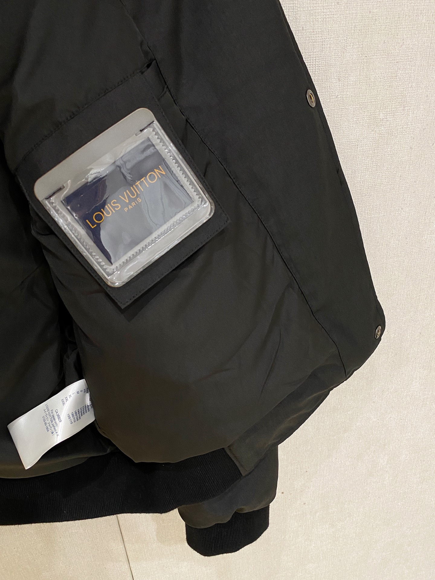 Louis Vuitton Down Jacket Goose Down Black S-m-l-xxxl