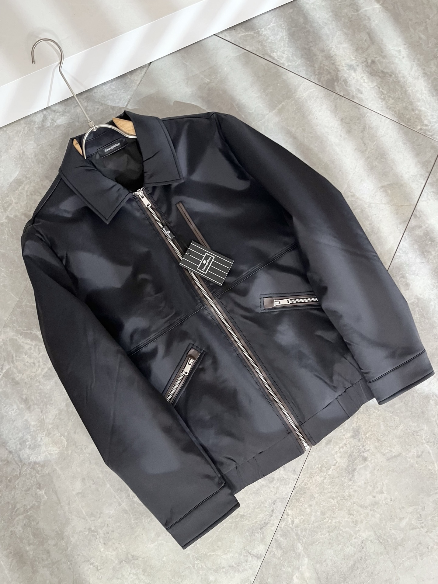 Ermenegildo Zegna Male Down Jacket White Duck Down M-l-xl