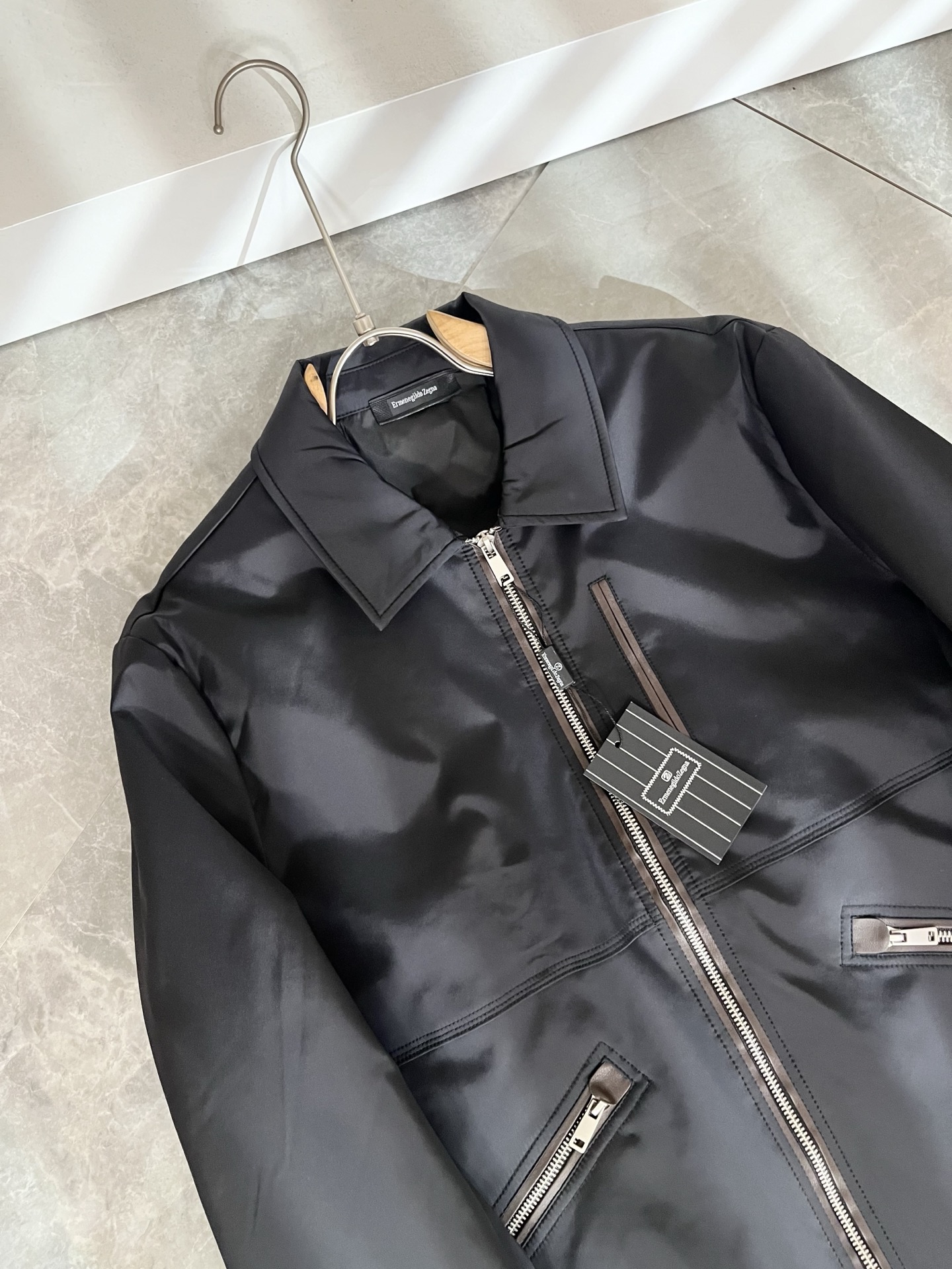 Ermenegildo Zegna Male Down Jacket White Duck Down M-l-xl