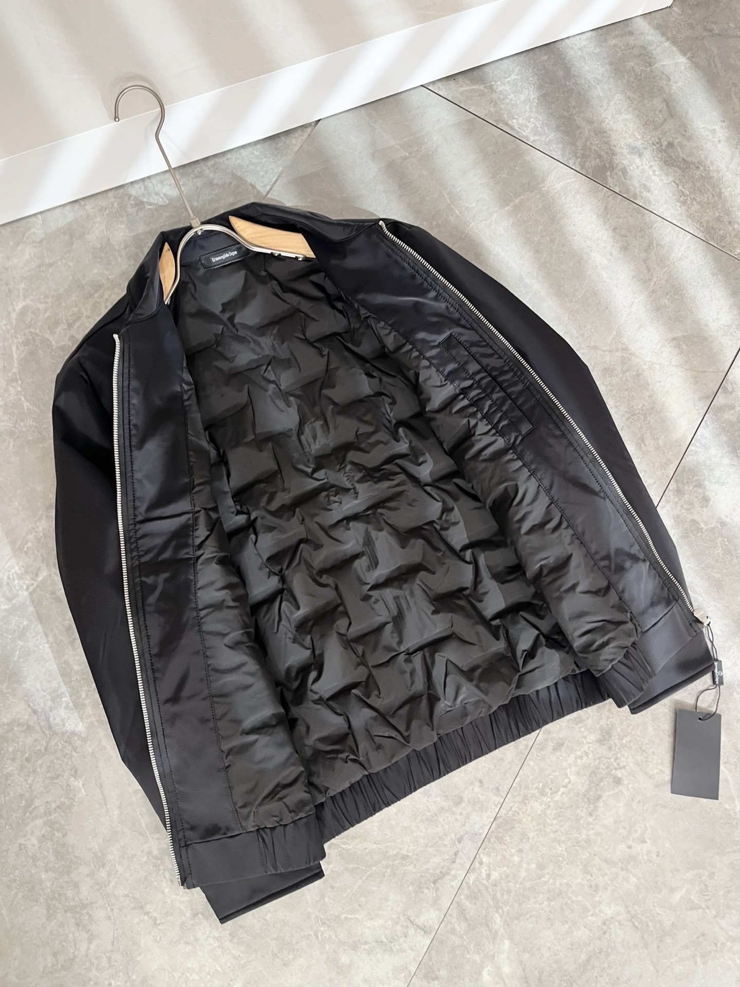 Ermenegildo Zegna Male Down Jacket White Duck Down M-l-xl