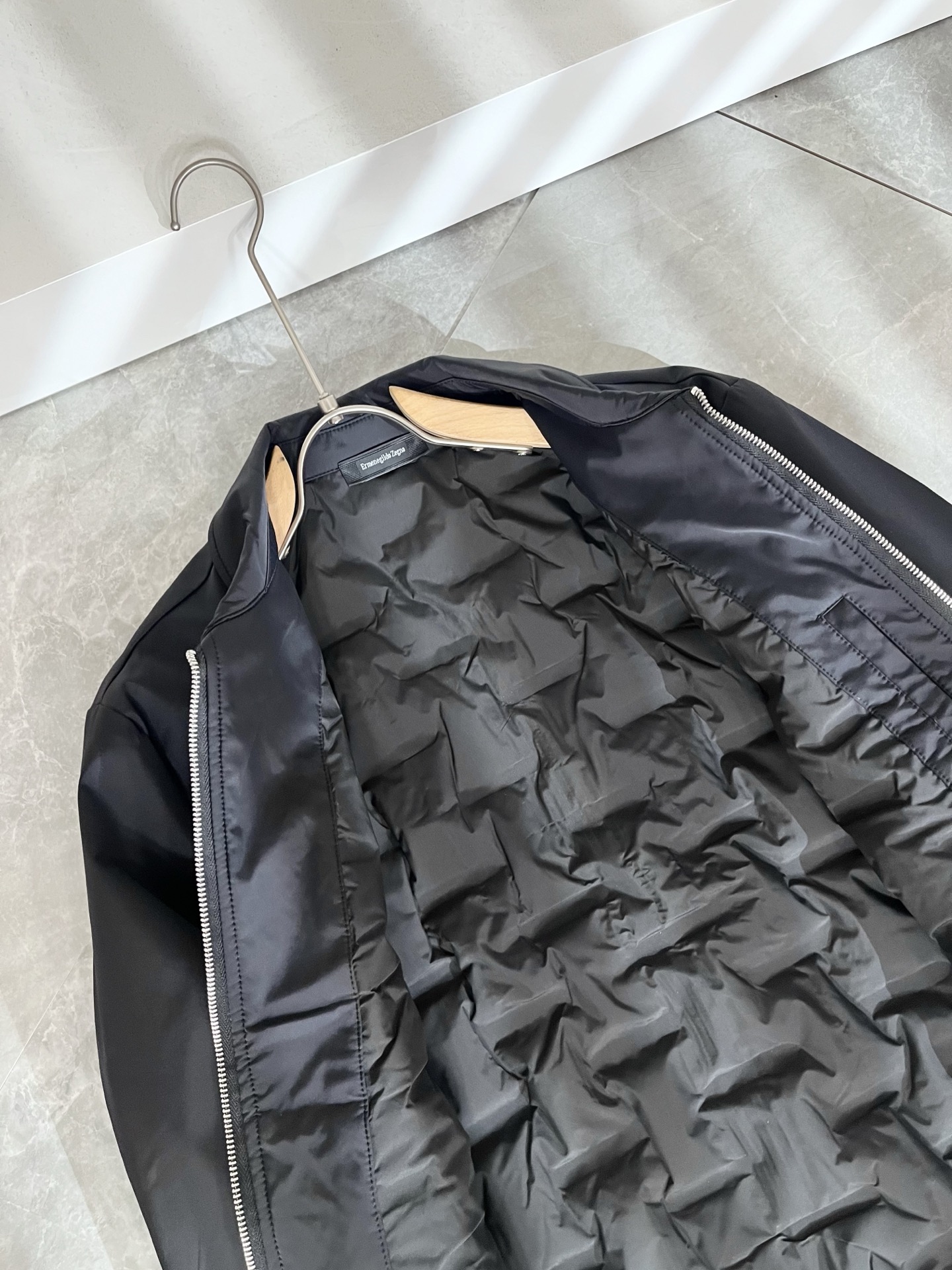 Ermenegildo Zegna Male Down Jacket White Duck Down M-l-xl