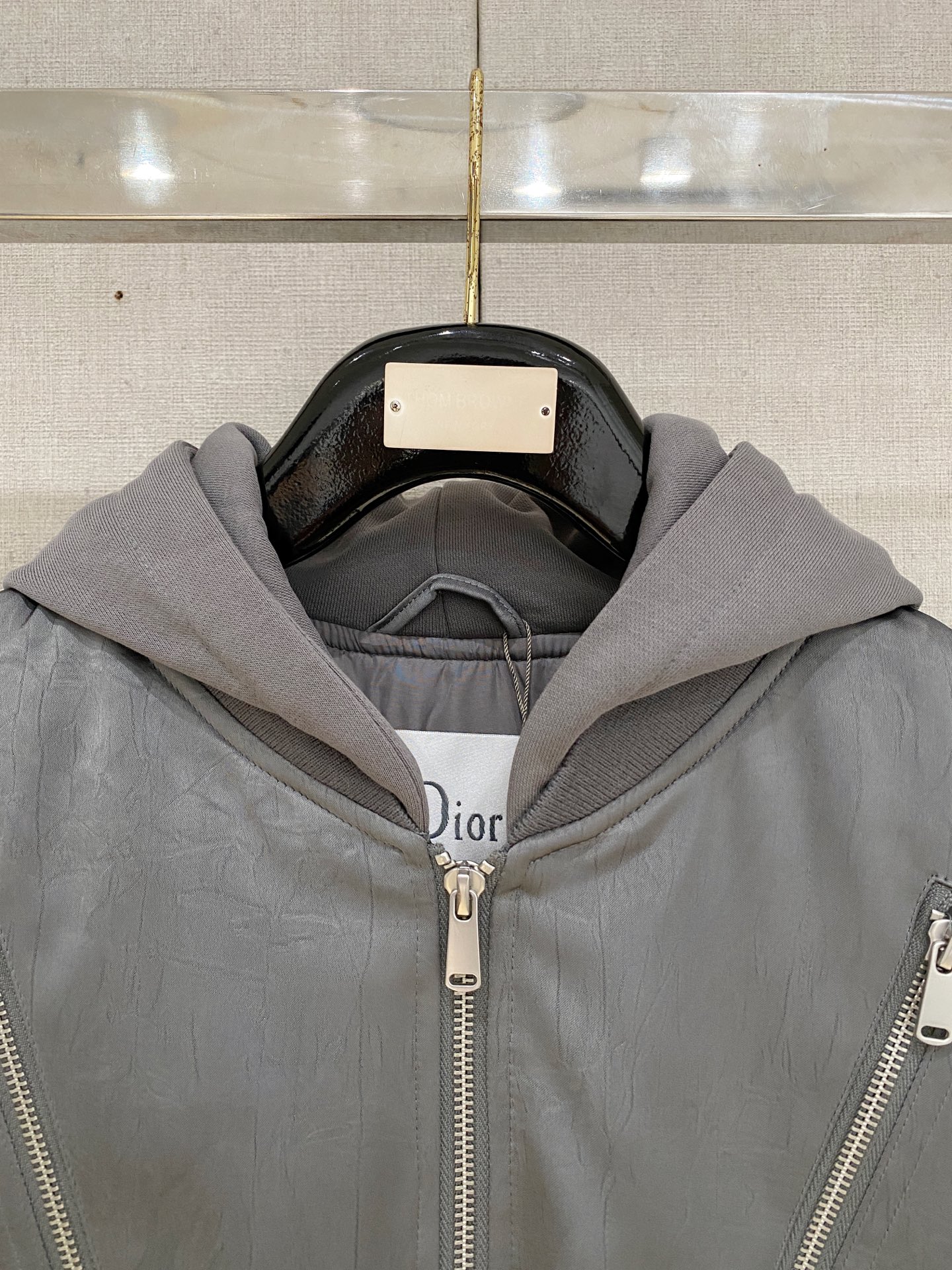 Dior Down Jacket Goose Down Black Hooded S-m-xxxl