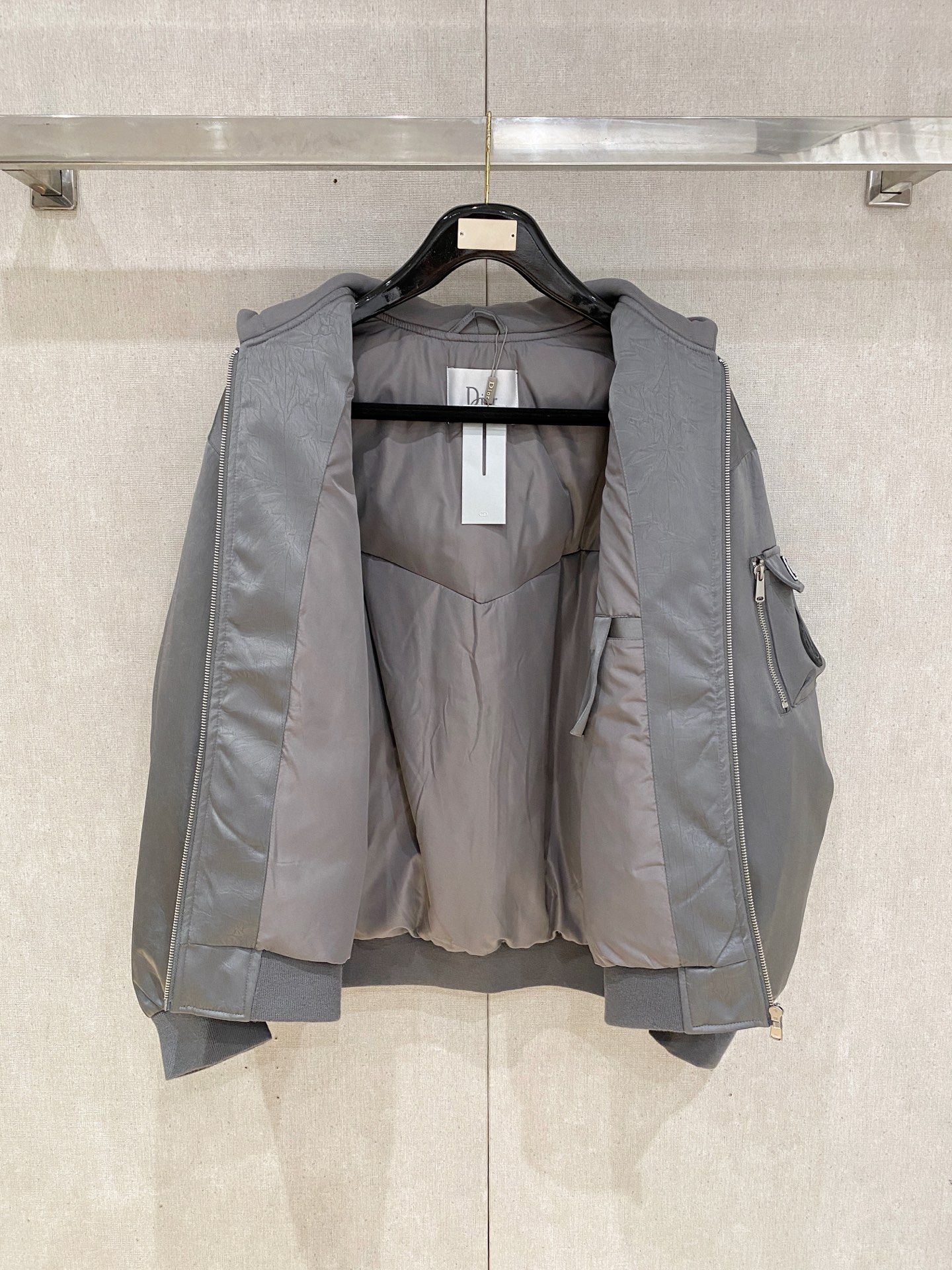 Dior Down Jacket Goose Down Black Hooded S-m-xxxl