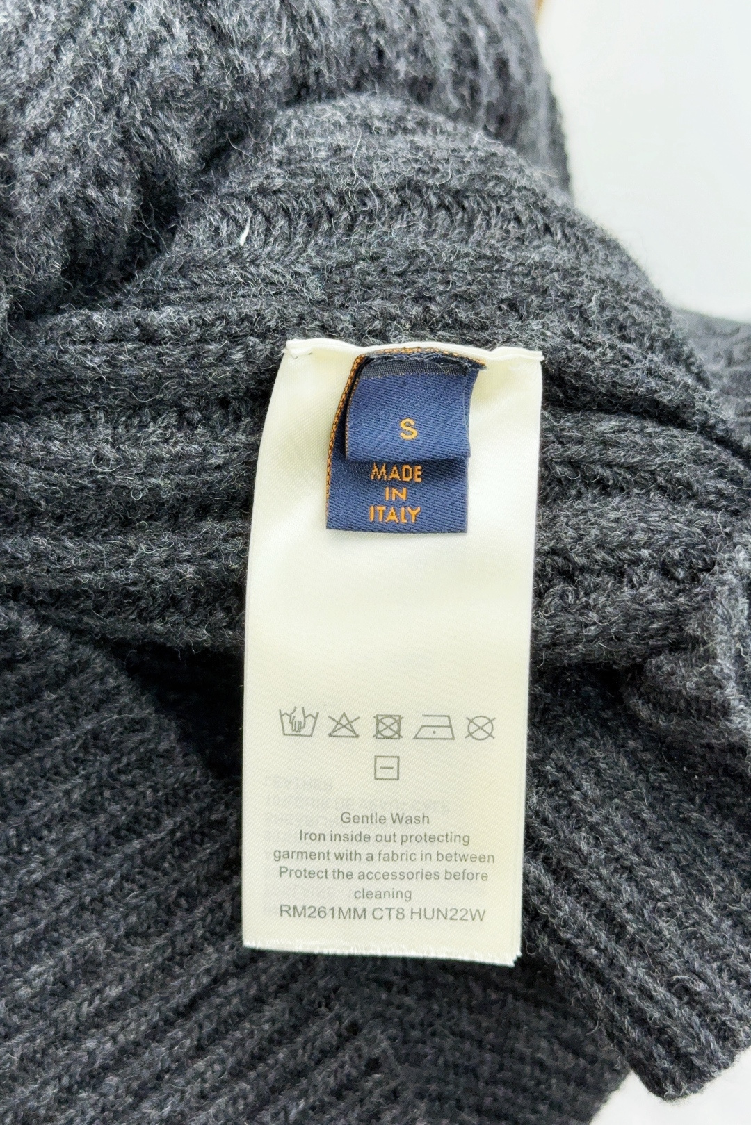 Louis Vuitton Couple Basic Clothing Wool Black Couple Style S-l-xl