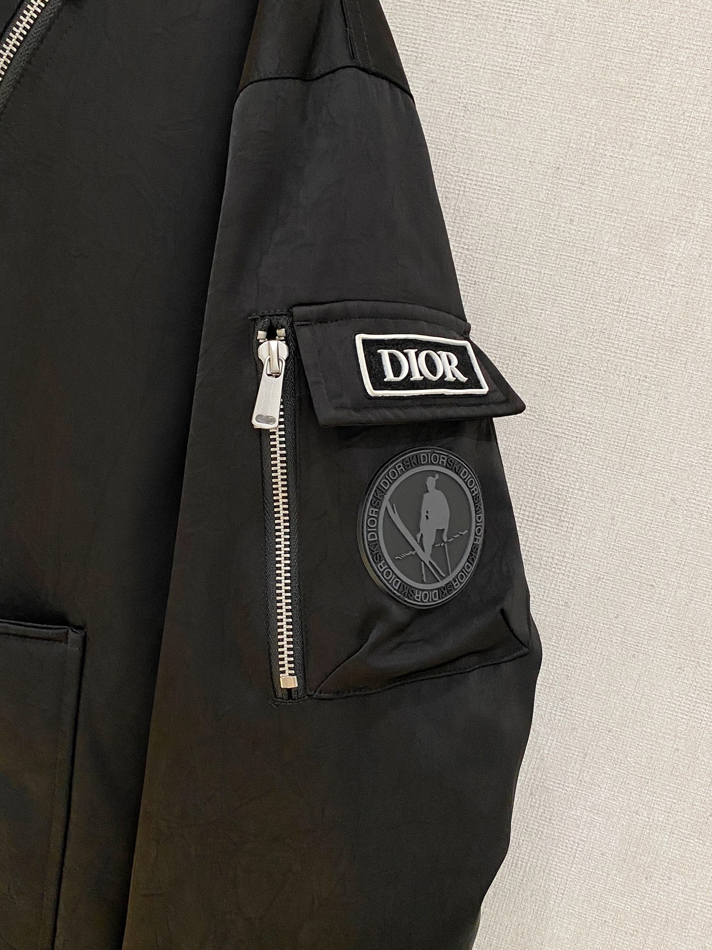 Dior Down Jacket Goose Down Black Hooded S-m-xxxl