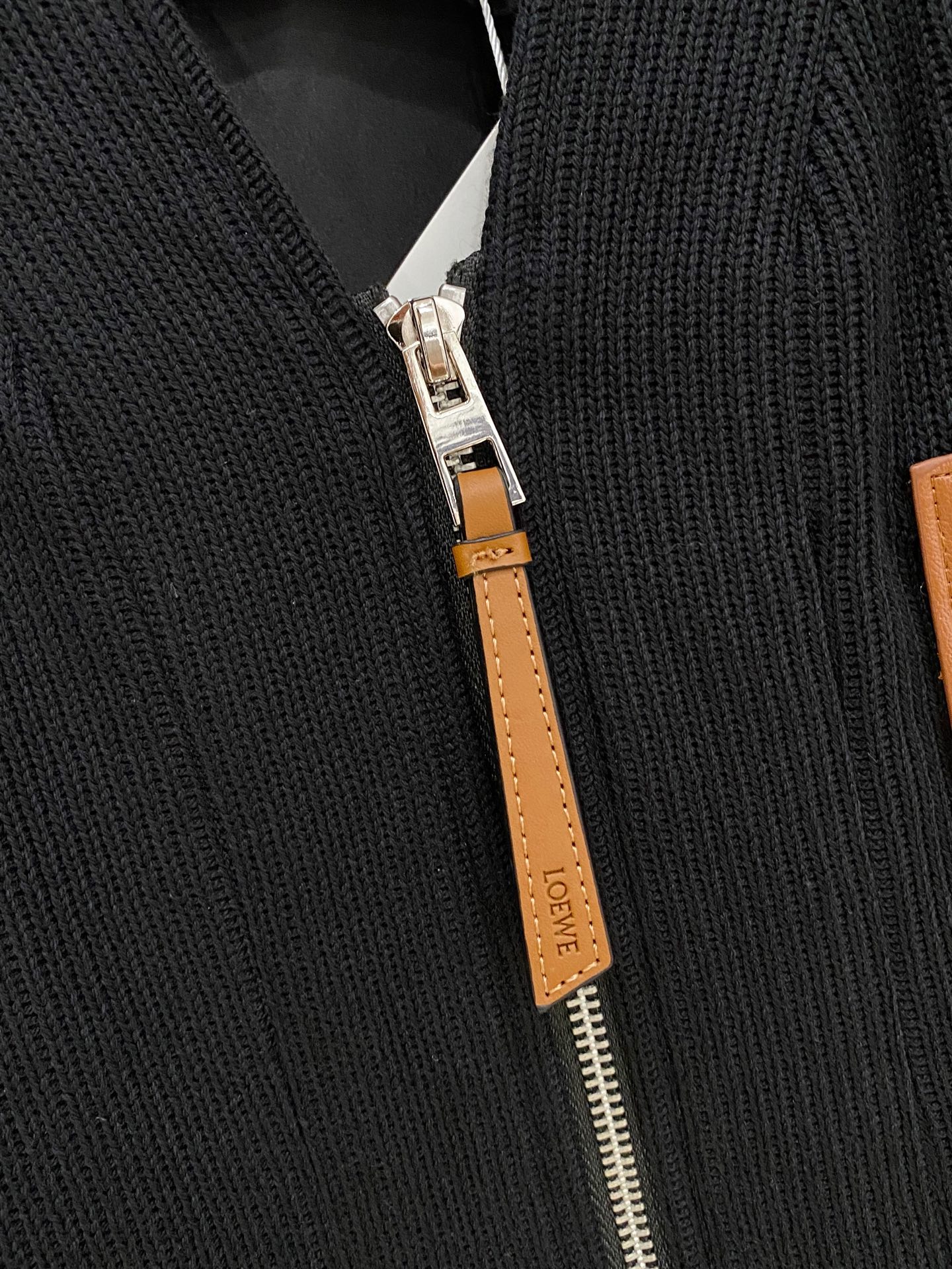 Loewe Down Jacket Knitted Black S-m-l-xxxl