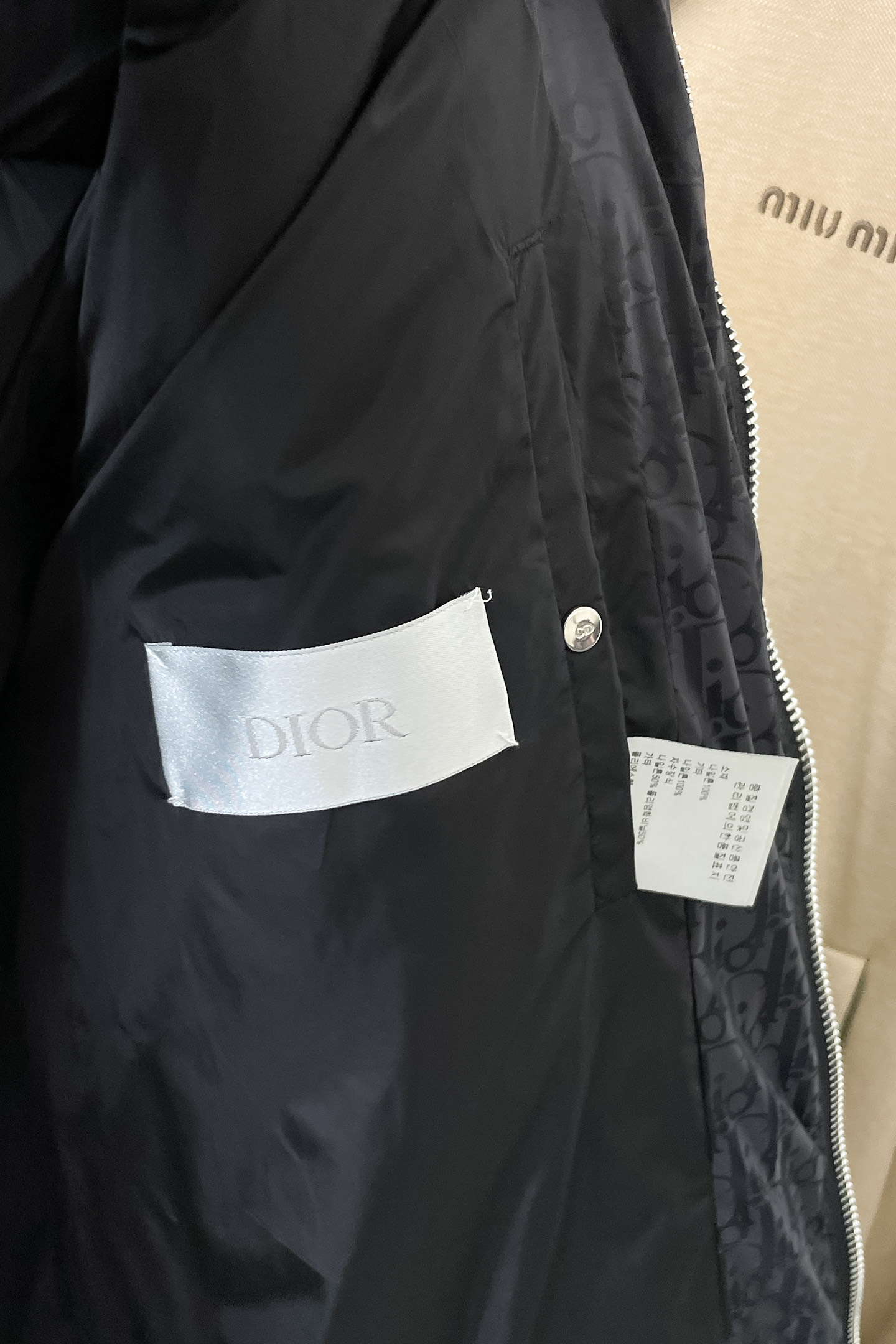 Dior Male Down Jacket Slim Fit M-xl