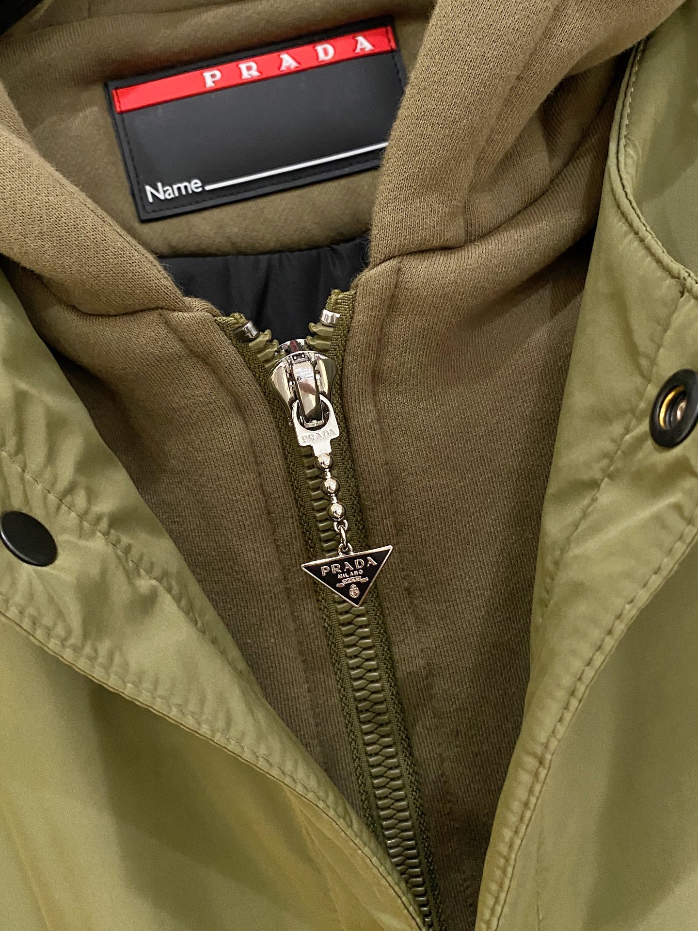 Prada Down Jacket Goose Down Black S-m-xxxl