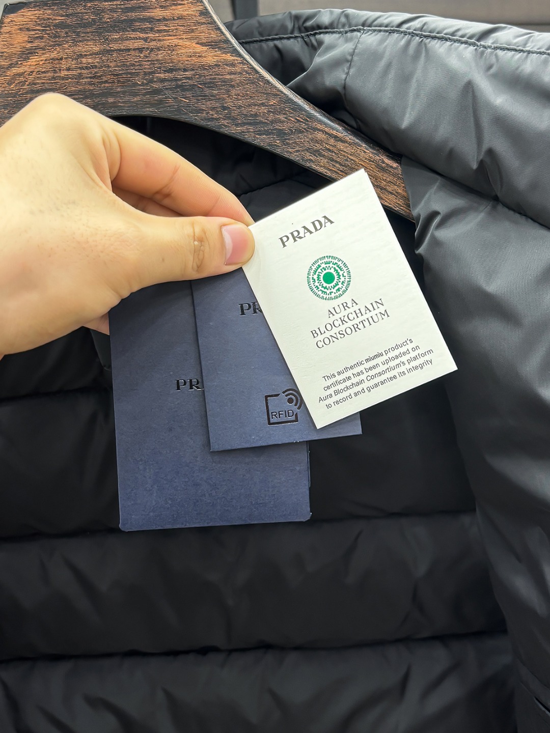 Prada Down Jacket Goose Down M-xl