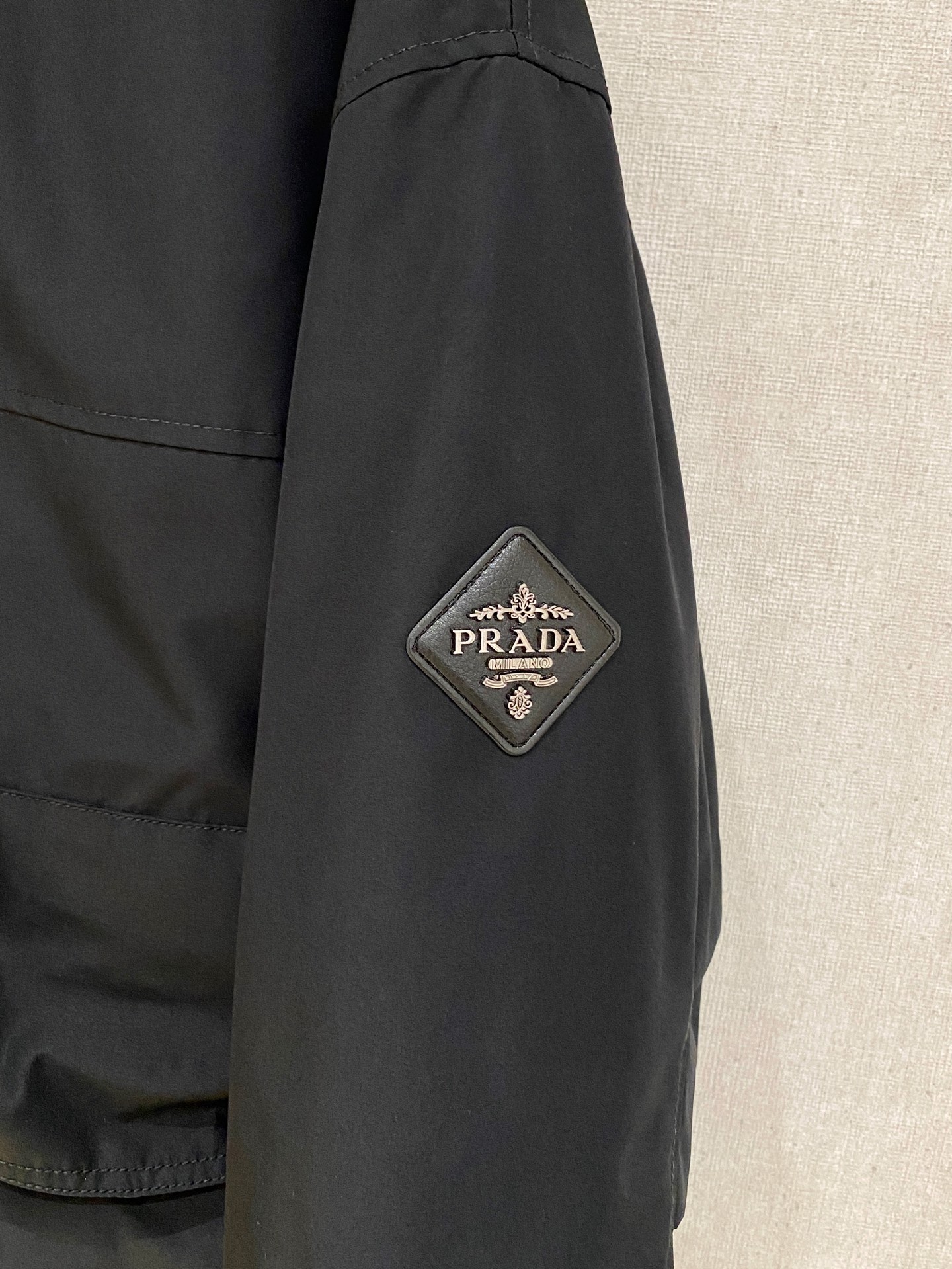 Prada Down Jacket Goose Down Black S-m-xxxl