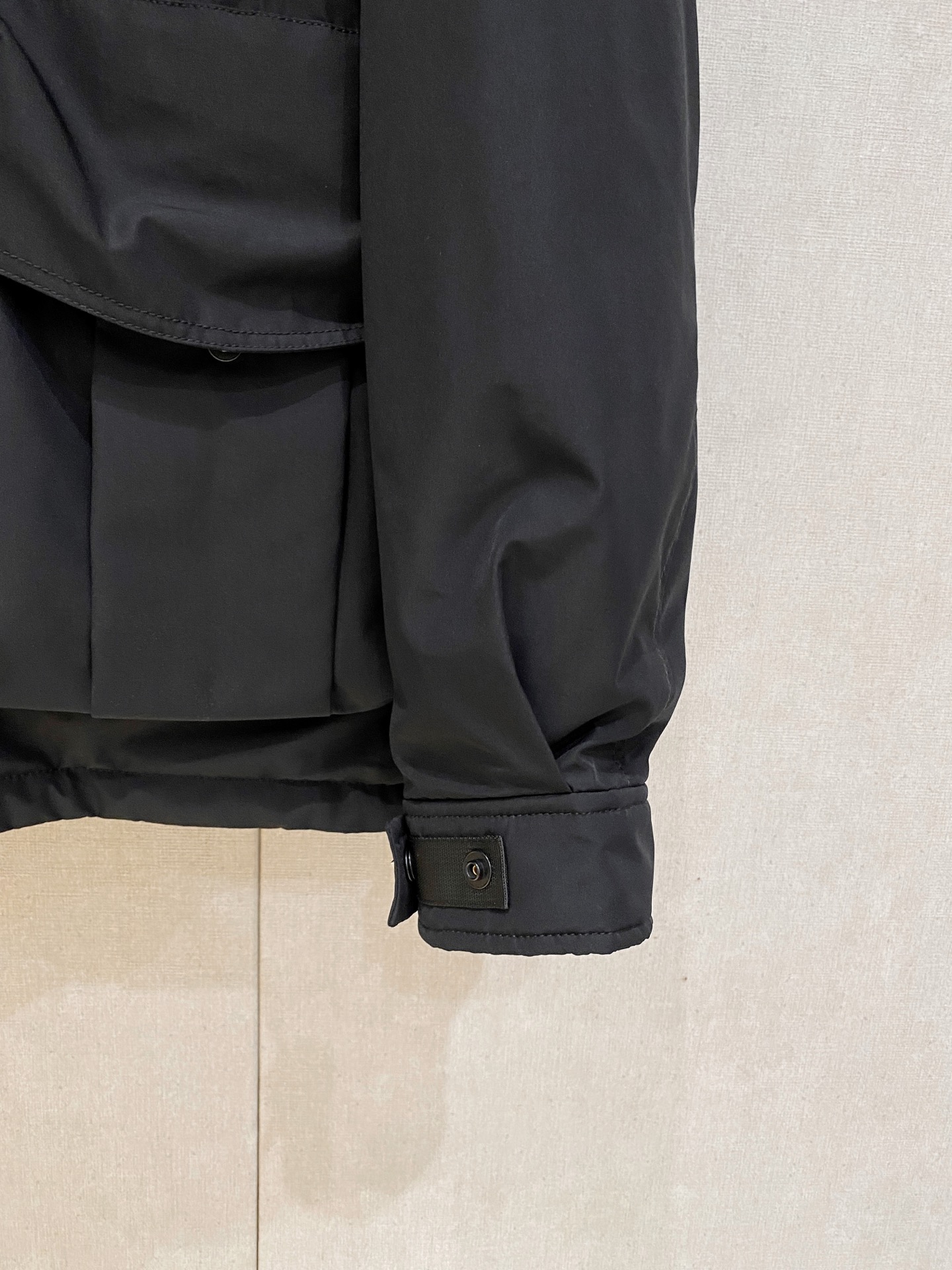 Prada Down Jacket Goose Down Black S-m-xxxl