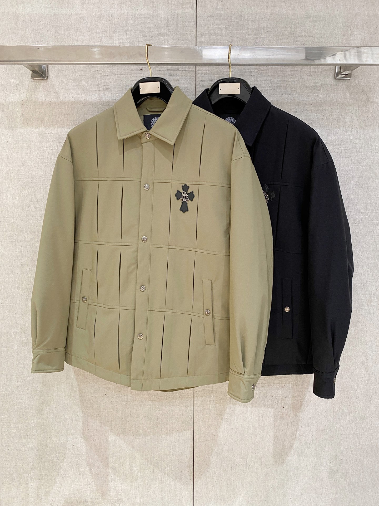 Chrome Hearts Shirt Goose Down Black S-m-xxxl
