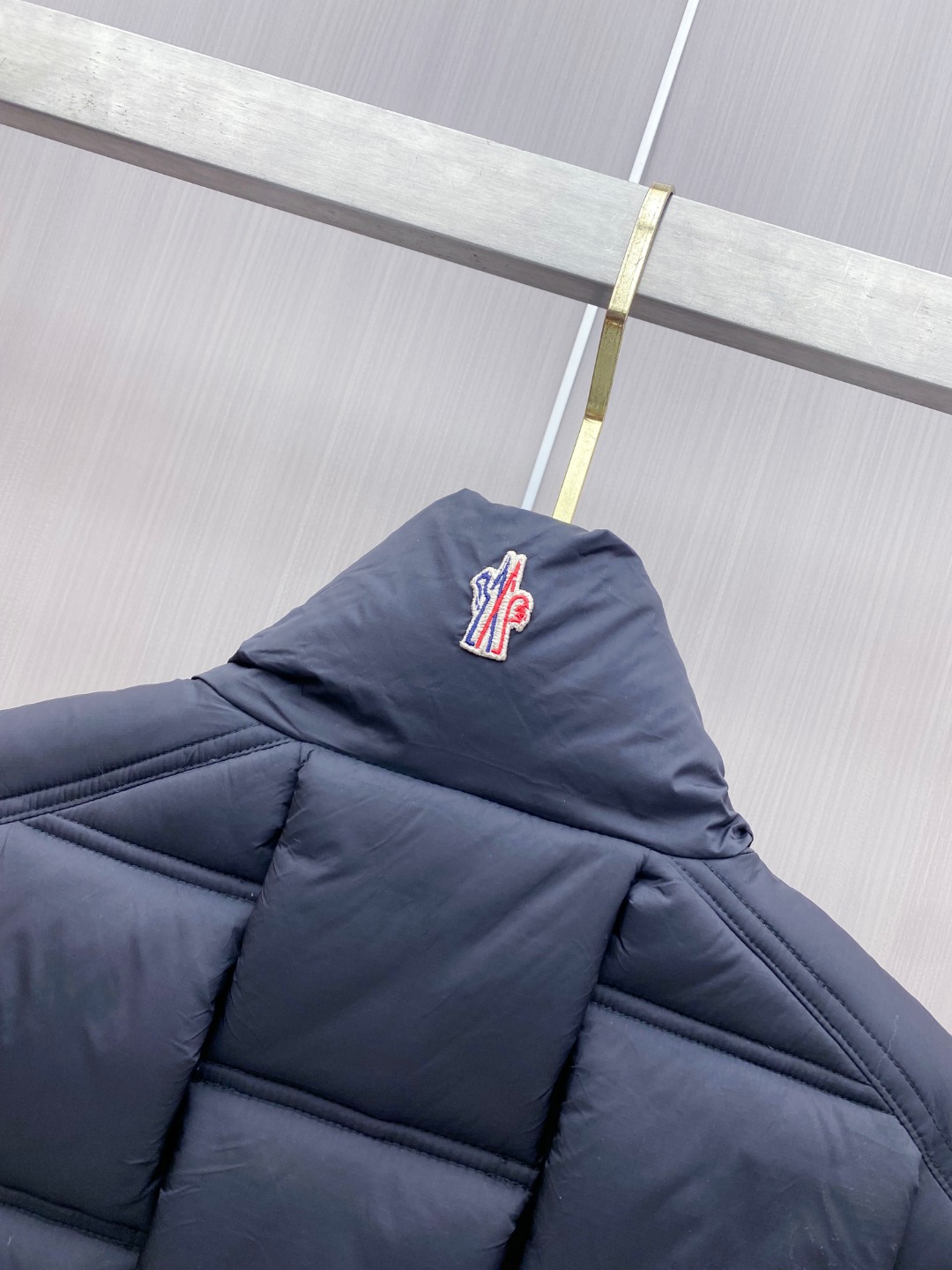 Moncler Down Vest White Duck Down Black M-l