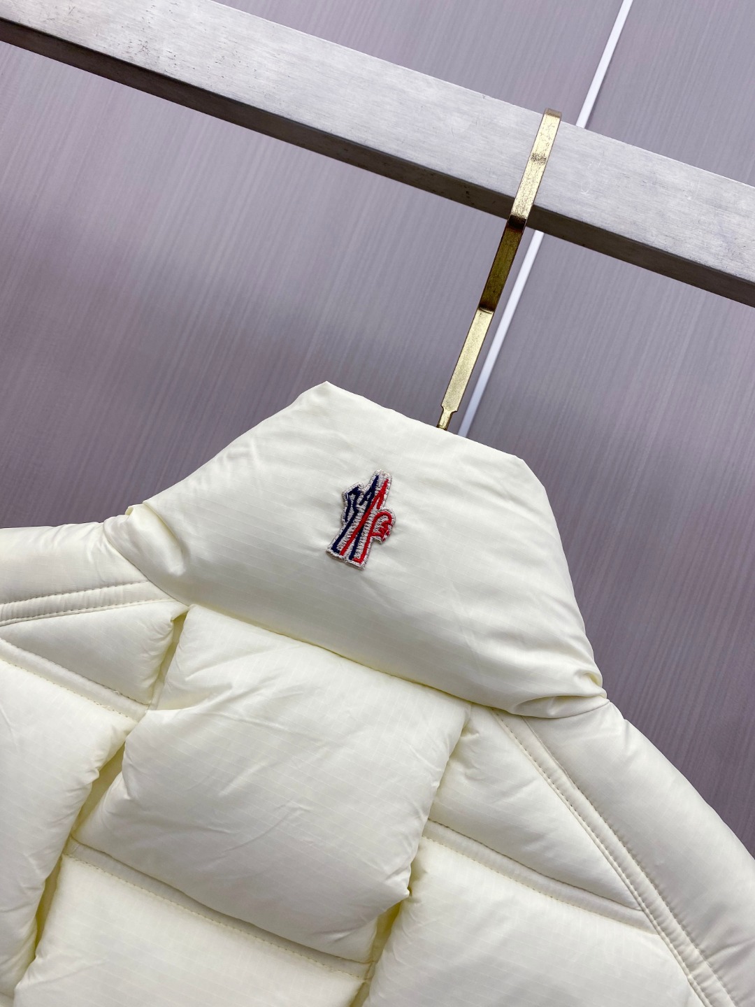 Moncler Down Vest White Duck Down Black M-l