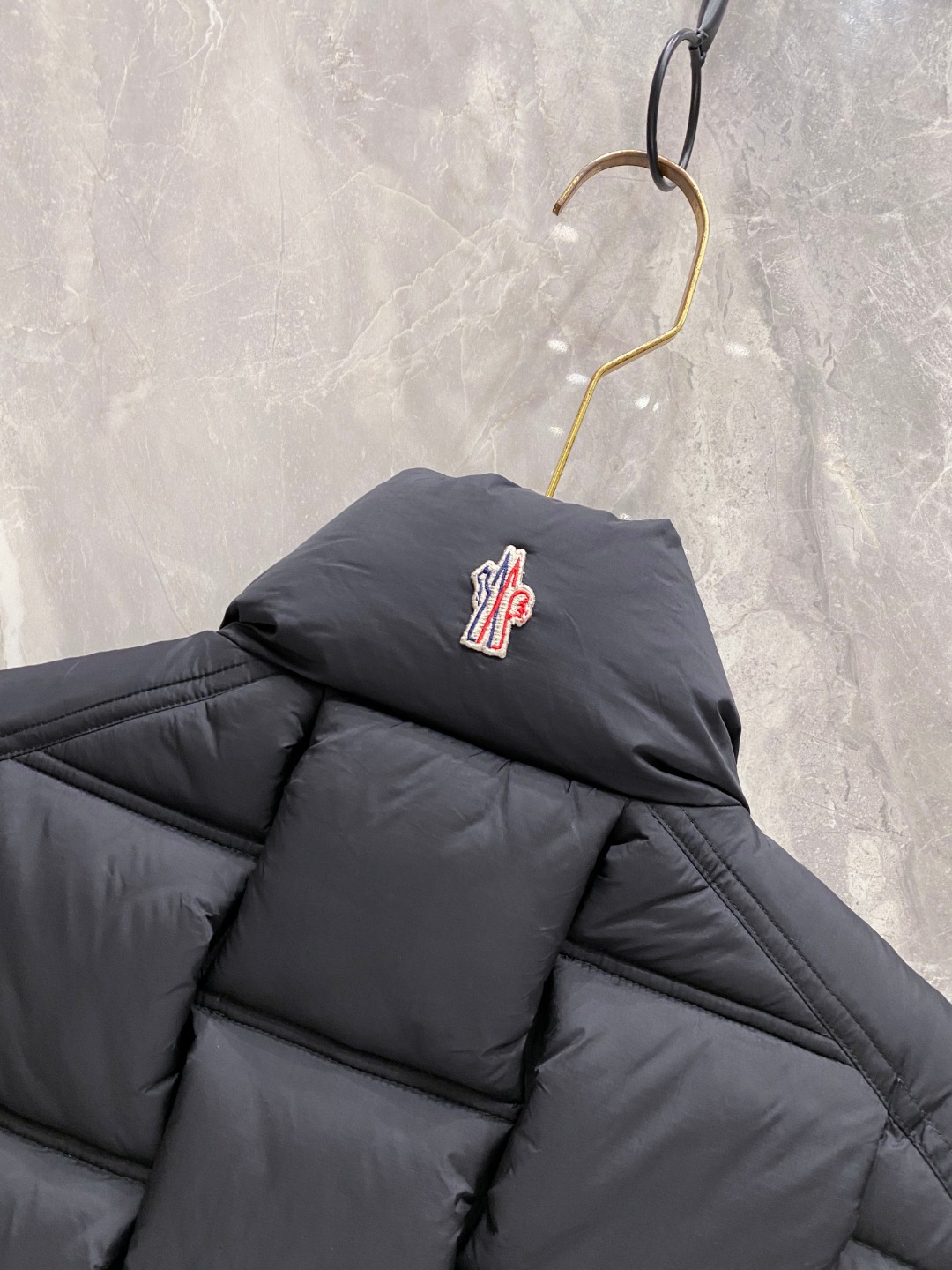 Moncler Down Vest White Duck Down Black M-l