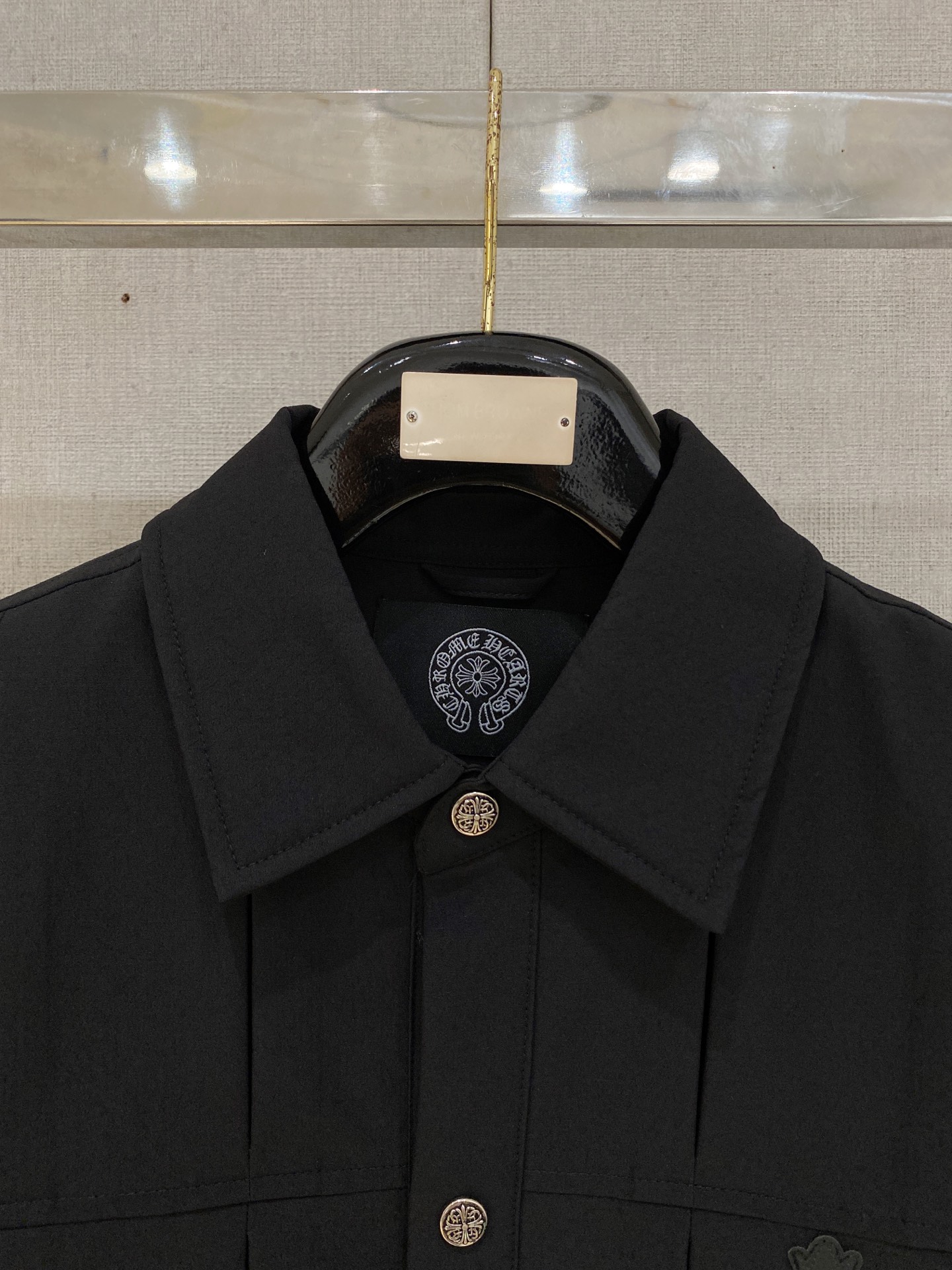 Chrome Hearts Shirt Goose Down Black S-m-xxxl