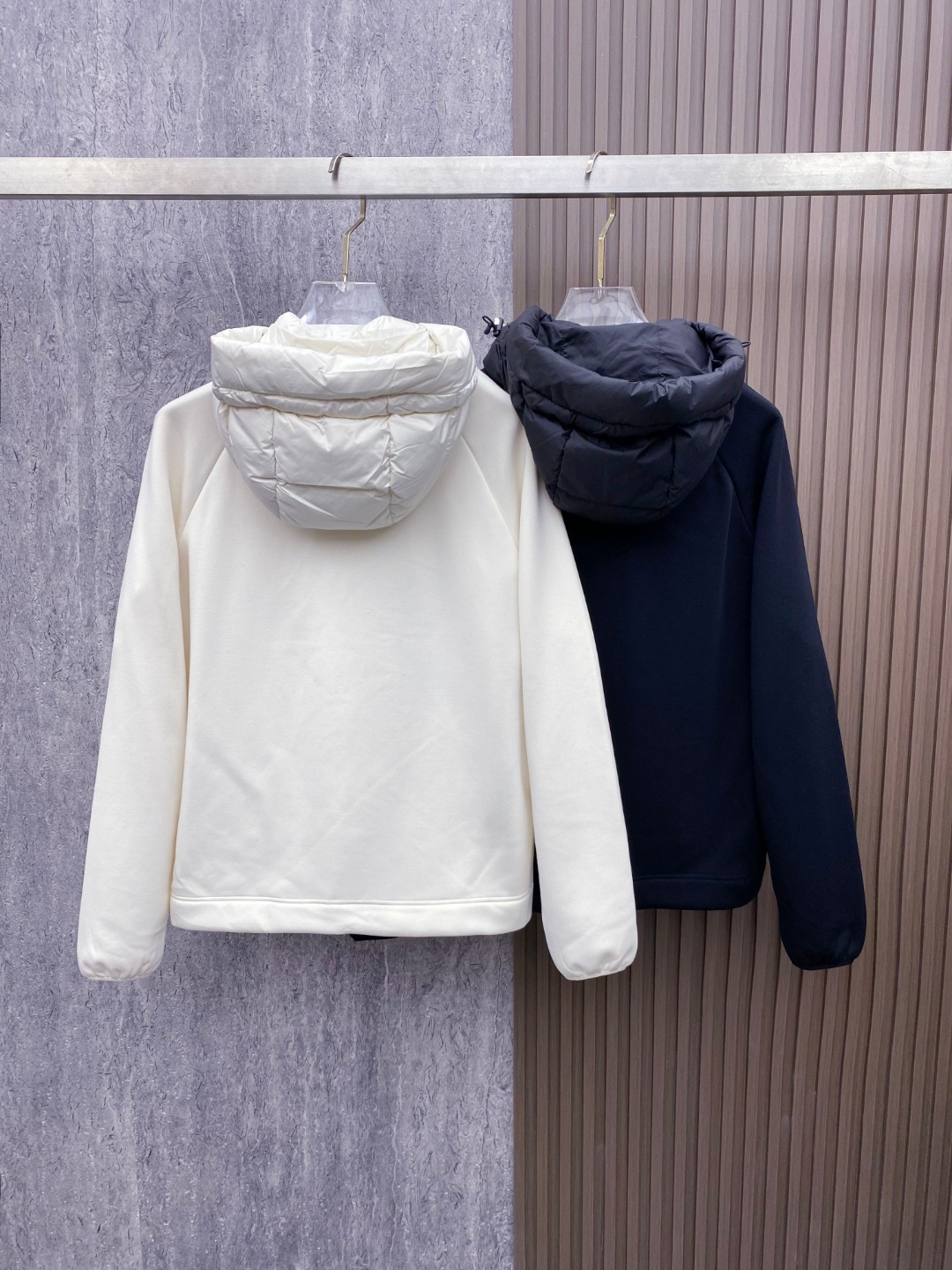 Moncler Jacket Black Hooded M-l
