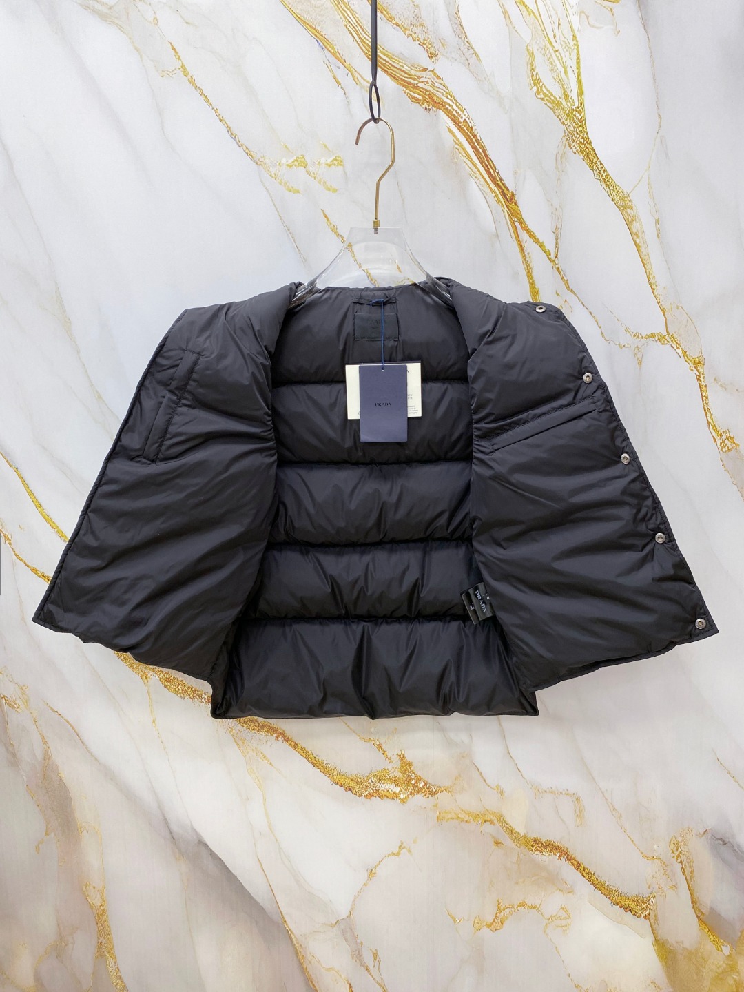 Prada Down Vest White Duck Down 56