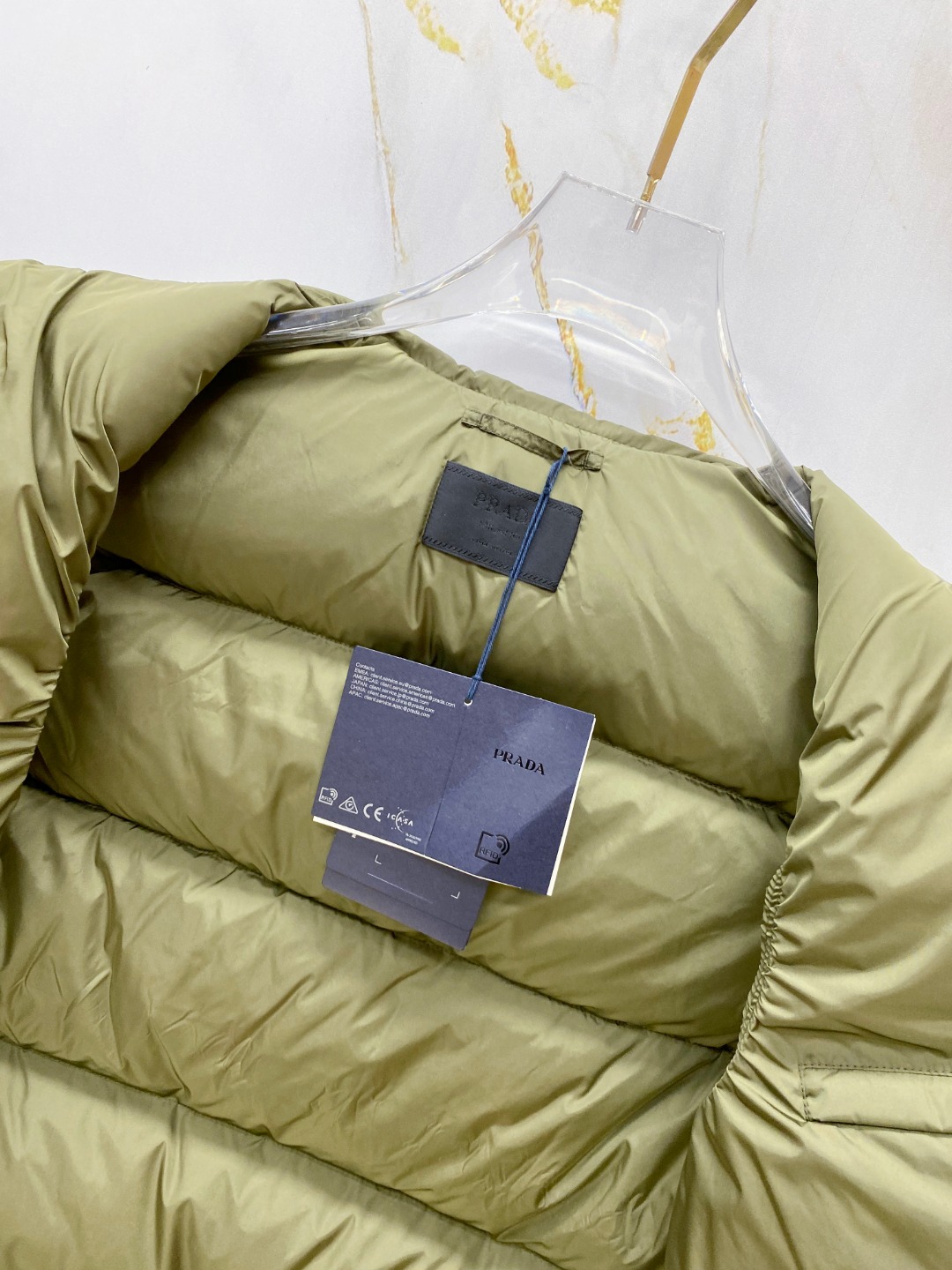 Prada Down Vest White Duck Down 56