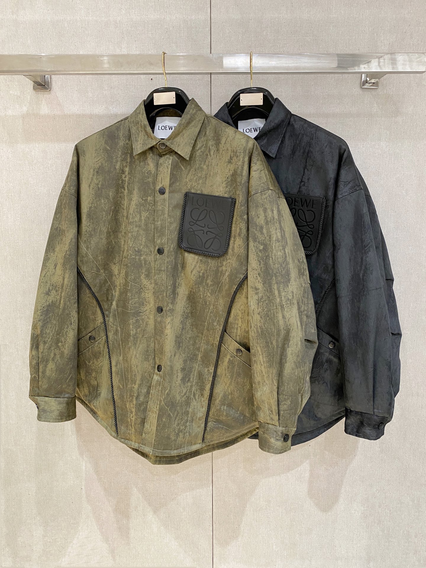 Loewe Down Jacket Goose Down Black S-m-l-xxxl