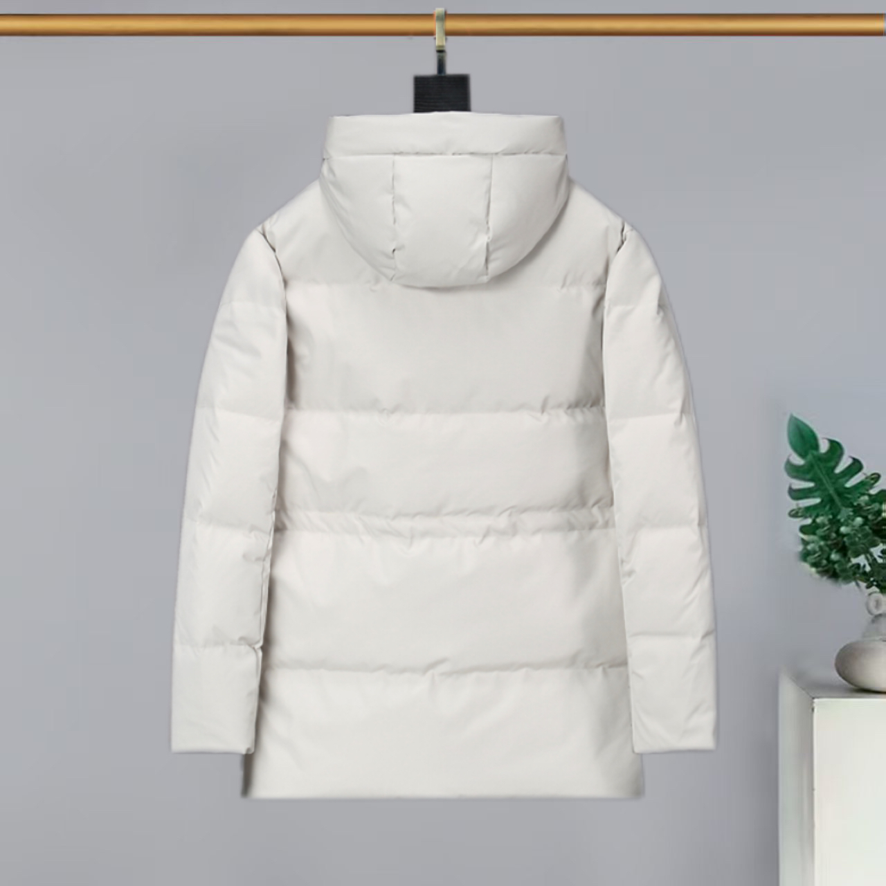 Loewe Male Down Jacket Cotton White M-l-xl