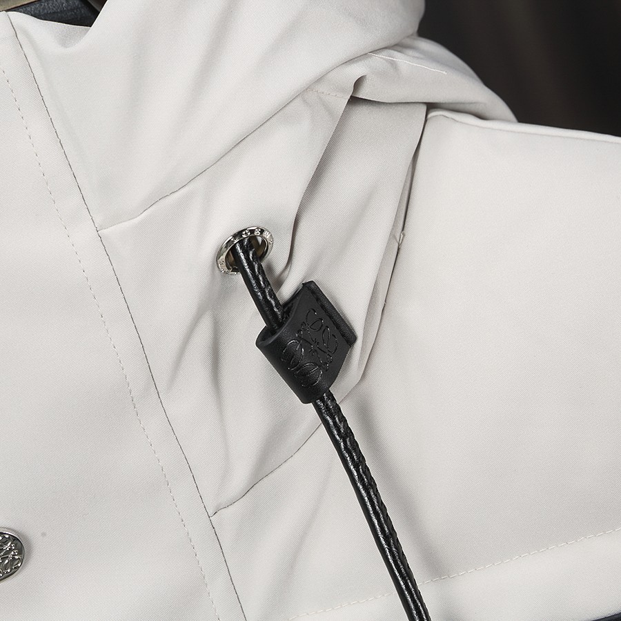 Loewe Male Down Jacket Cotton White M-l-xl