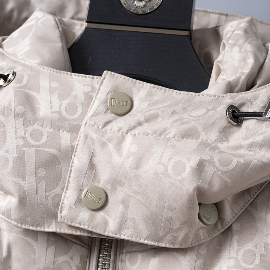 Dior Male Down Jacket Goose Down Printed M-xl