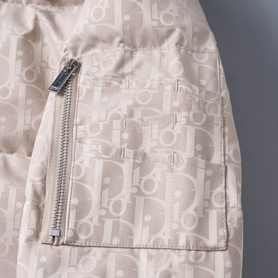Dior Male Down Jacket Goose Down Printed M-xl
