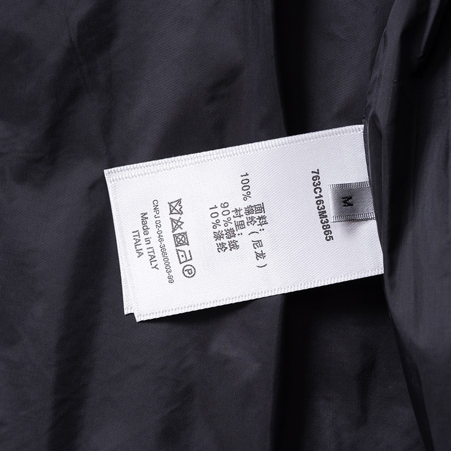 Dior Male Down Jacket Goose Down Printed M-xl