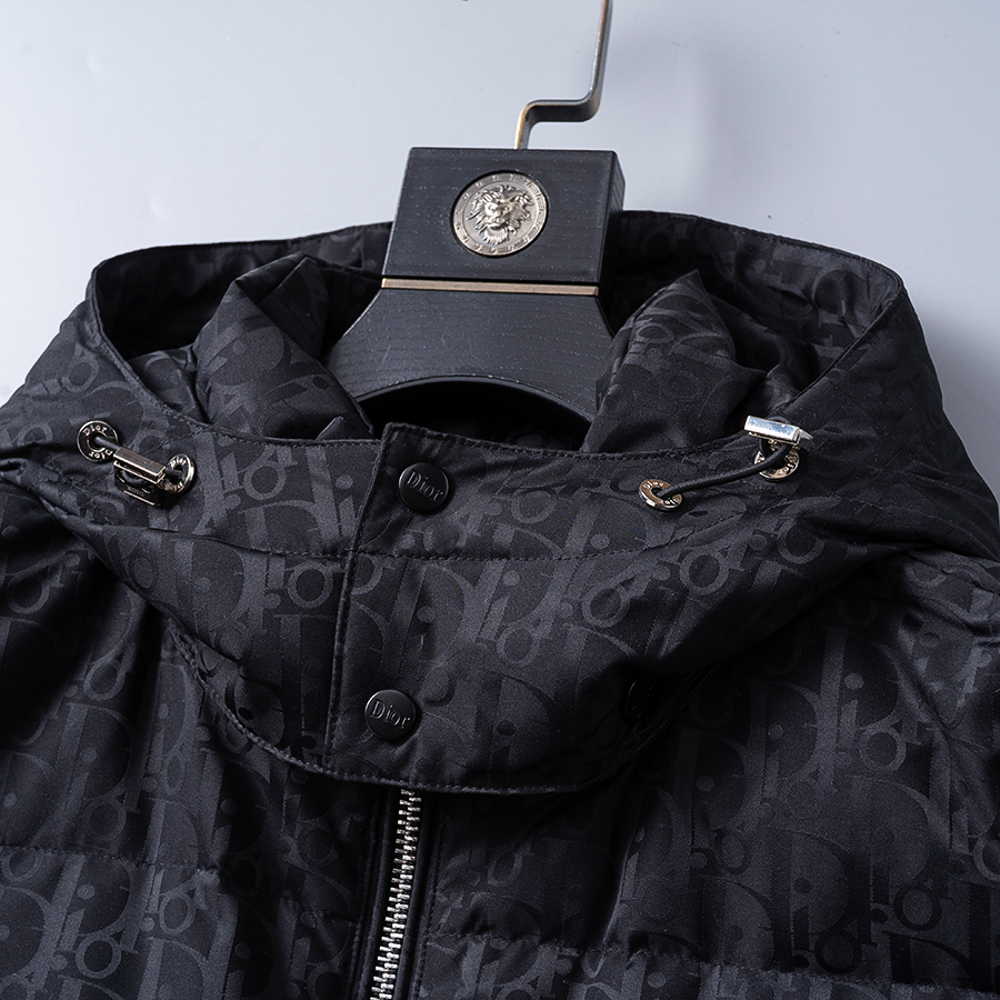 Dior Male Down Jacket Goose Down Printed M-xl