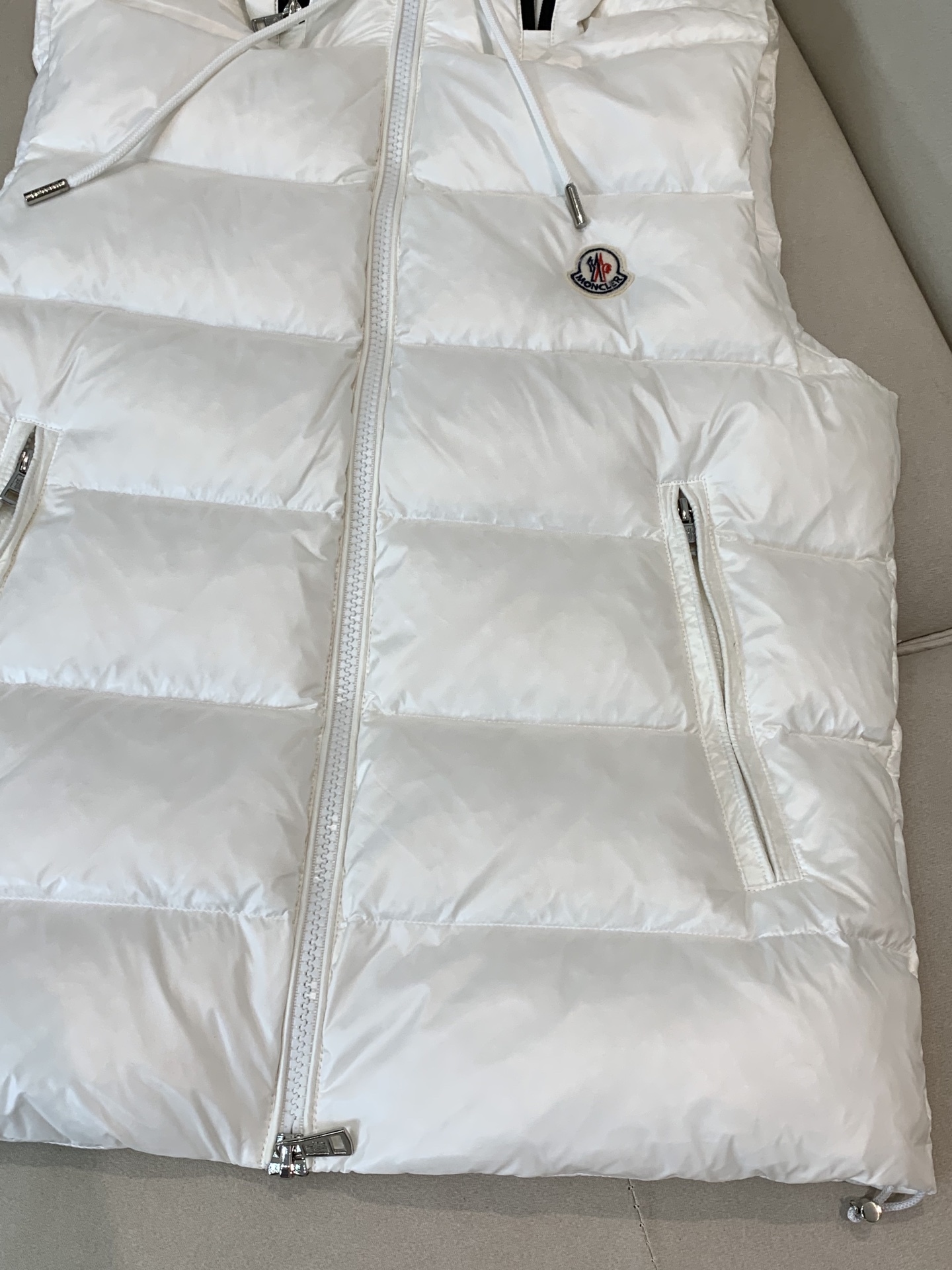 Moncler Down Vest Black Hooded M-l