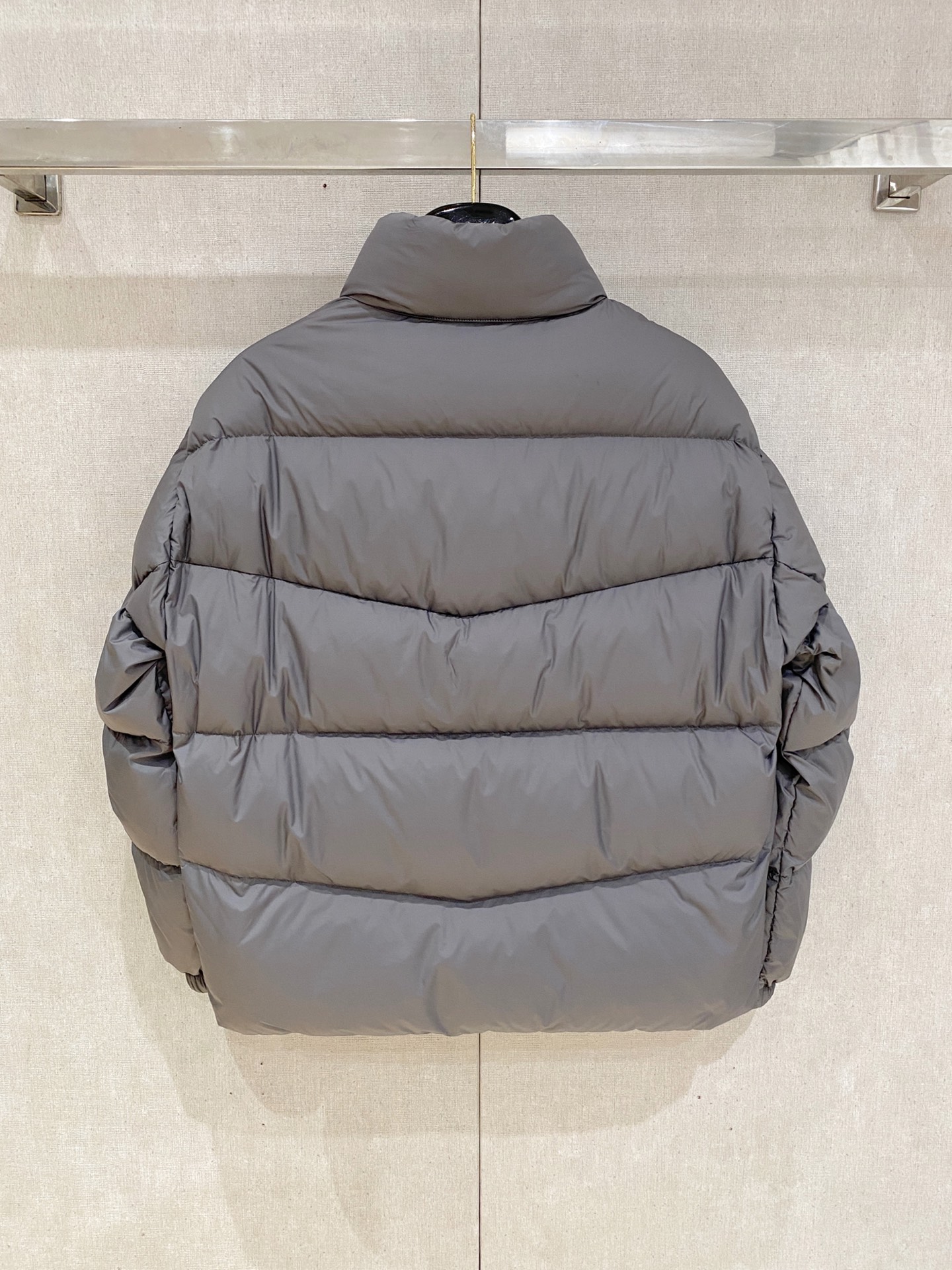 Prada Down Jacket Goose Down Black S-m-xxxl