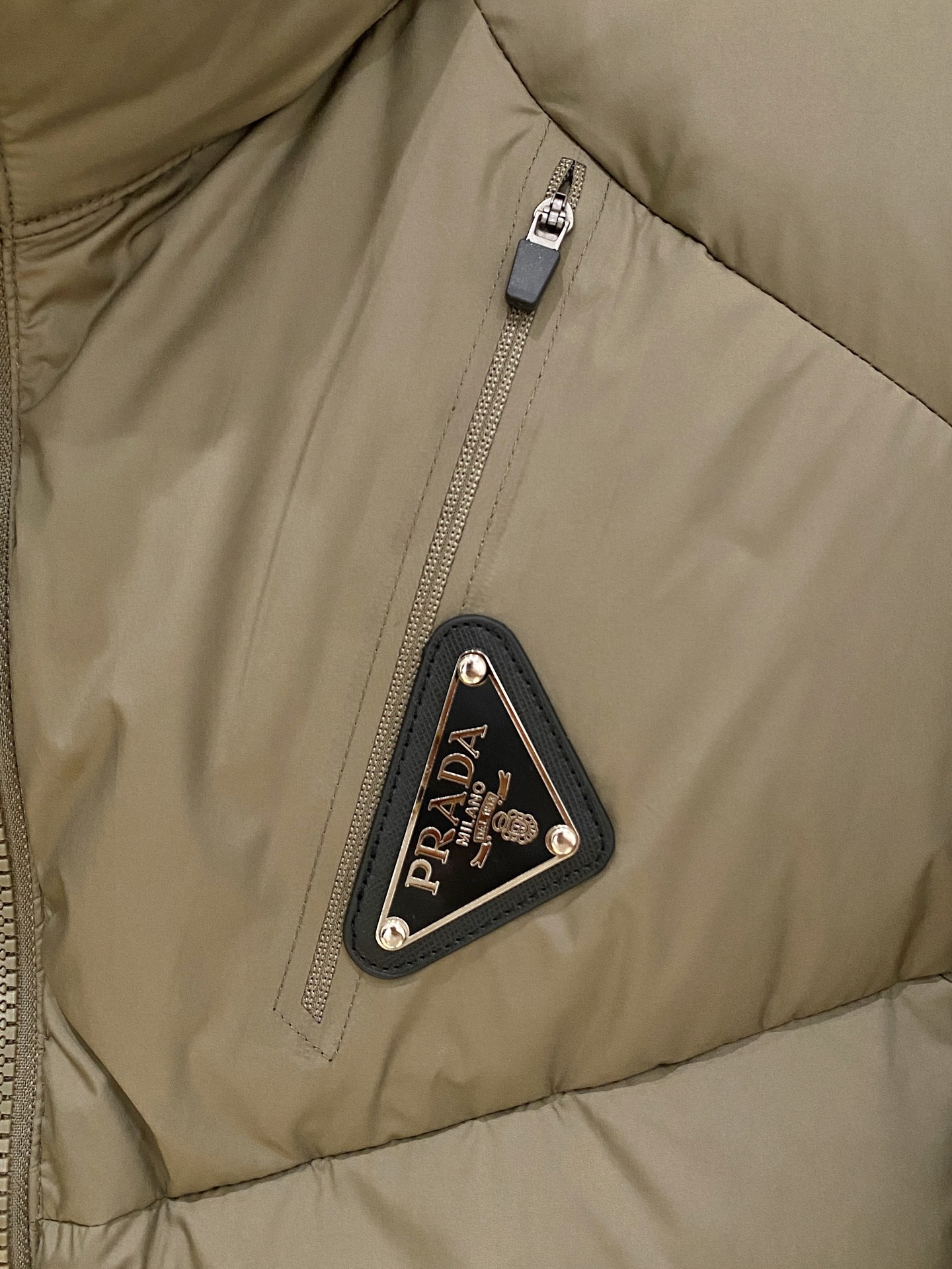 Prada Down Jacket Goose Down Black S-m-xxxl