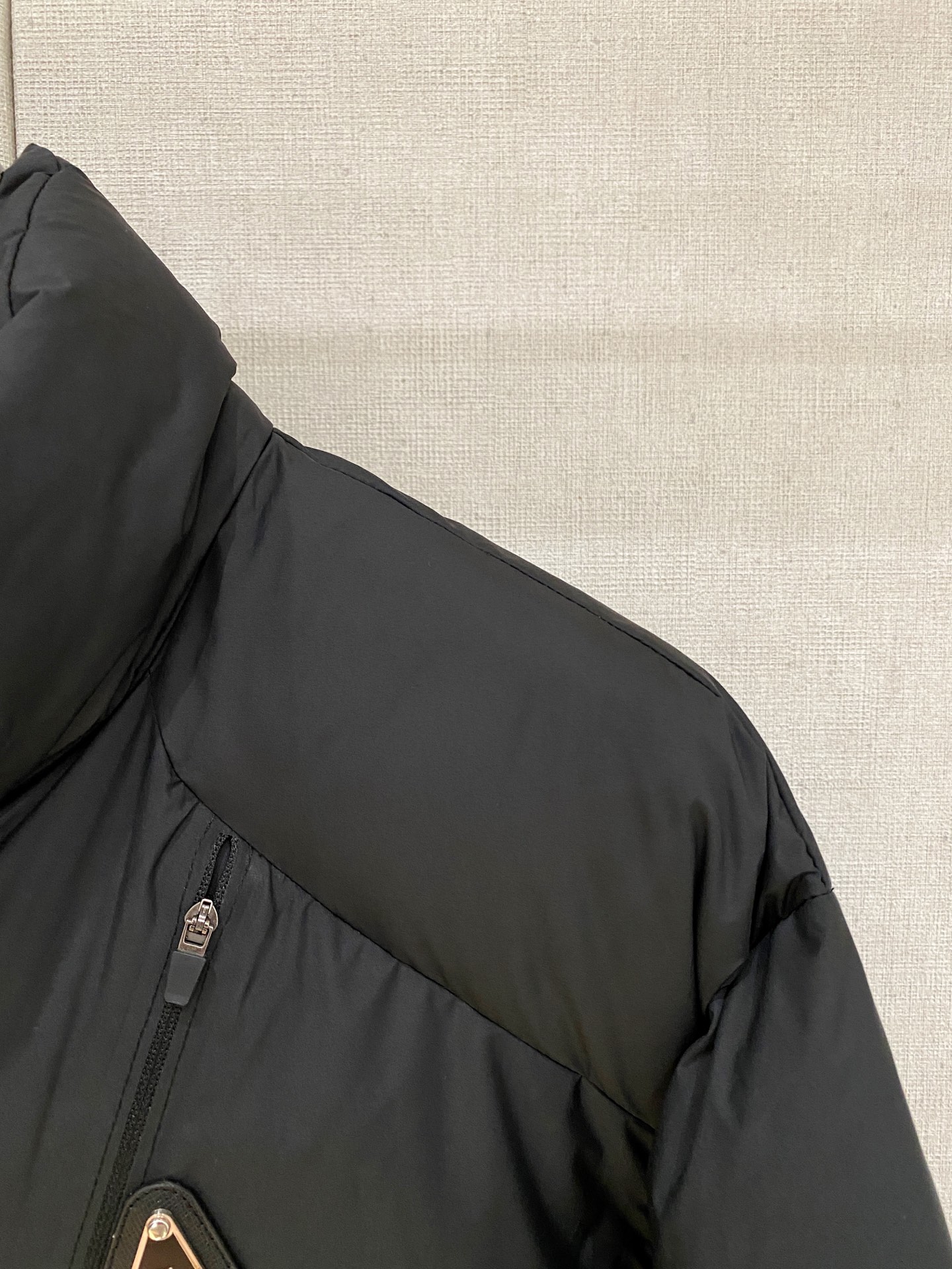 Prada Down Jacket Goose Down Black S-m-xxxl