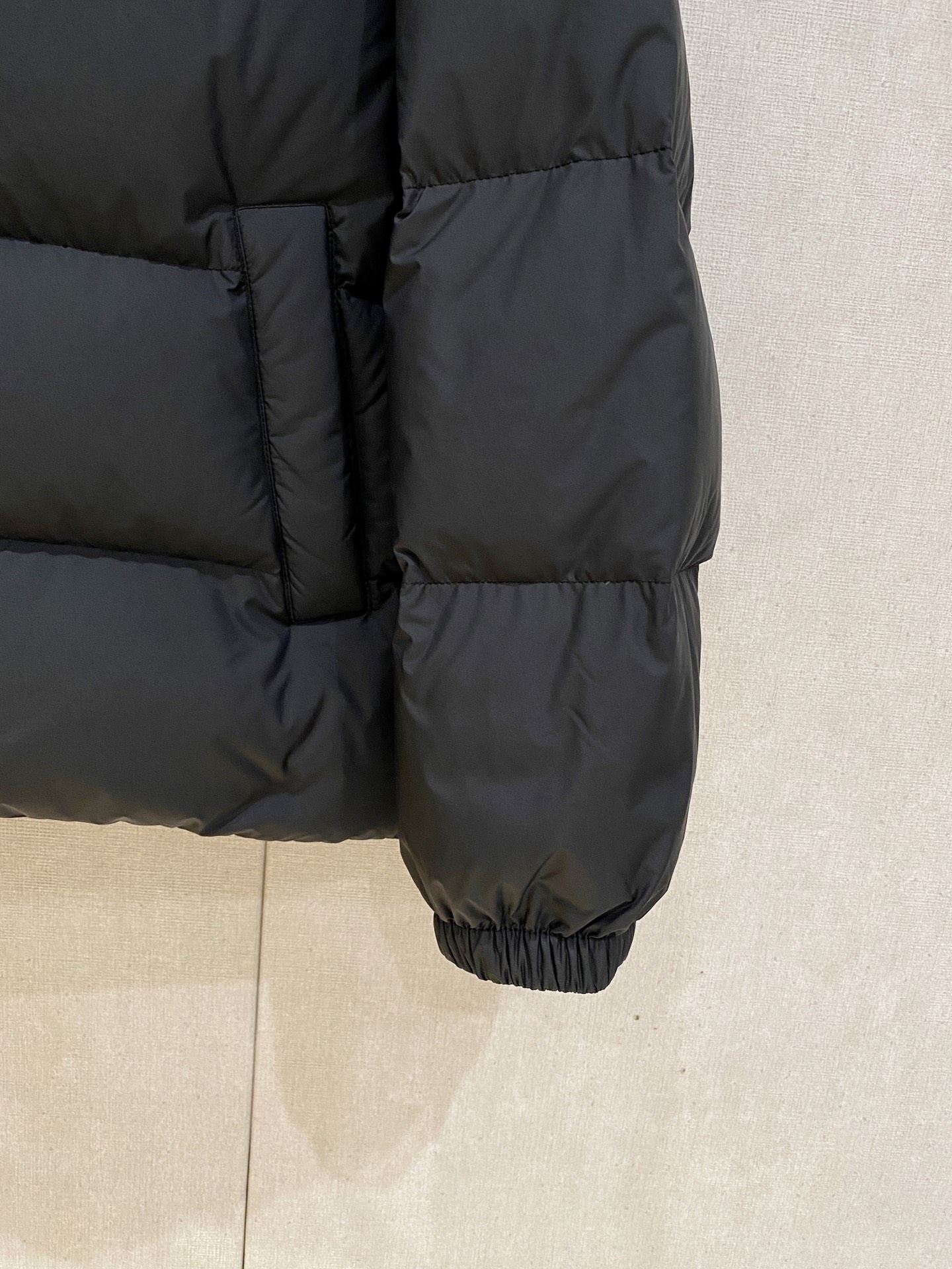 Prada Down Jacket Goose Down Black S-m-xxxl