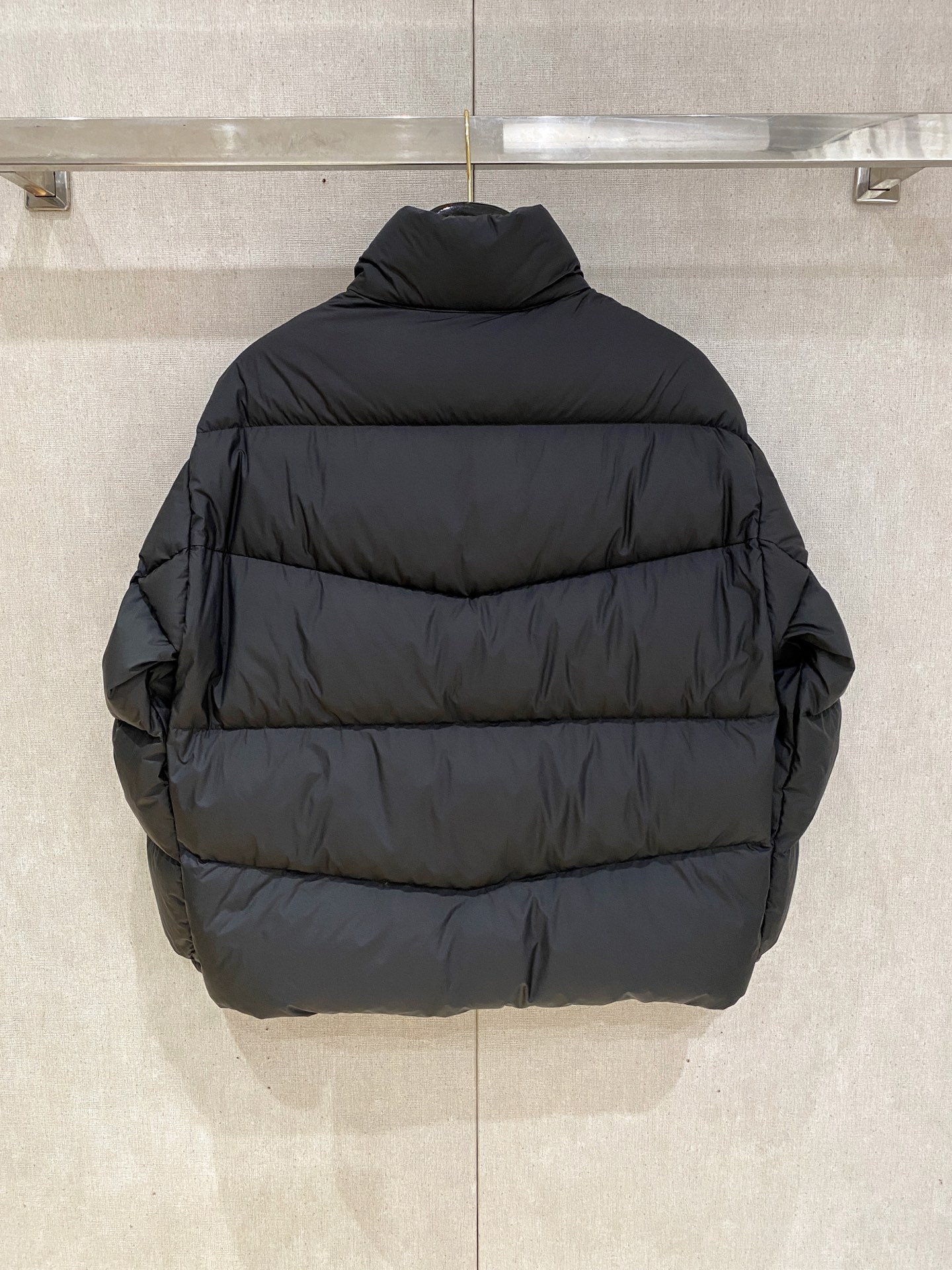Prada Down Jacket Goose Down Black S-m-xxxl
