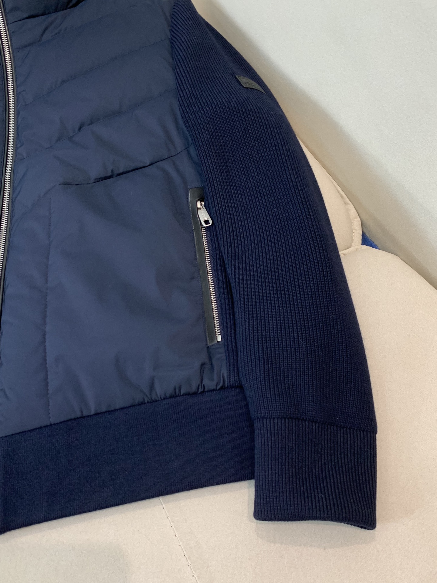Ermenegildo Zegna Couple Basic Clothing White Duck Down Black