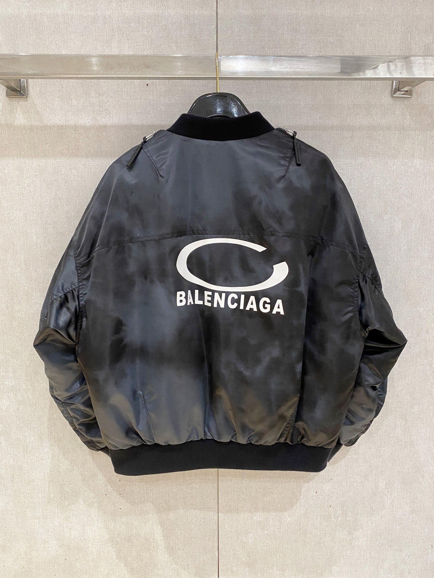 Balenciaga Down Jacket Goose Down Black S-m-l-xxxl