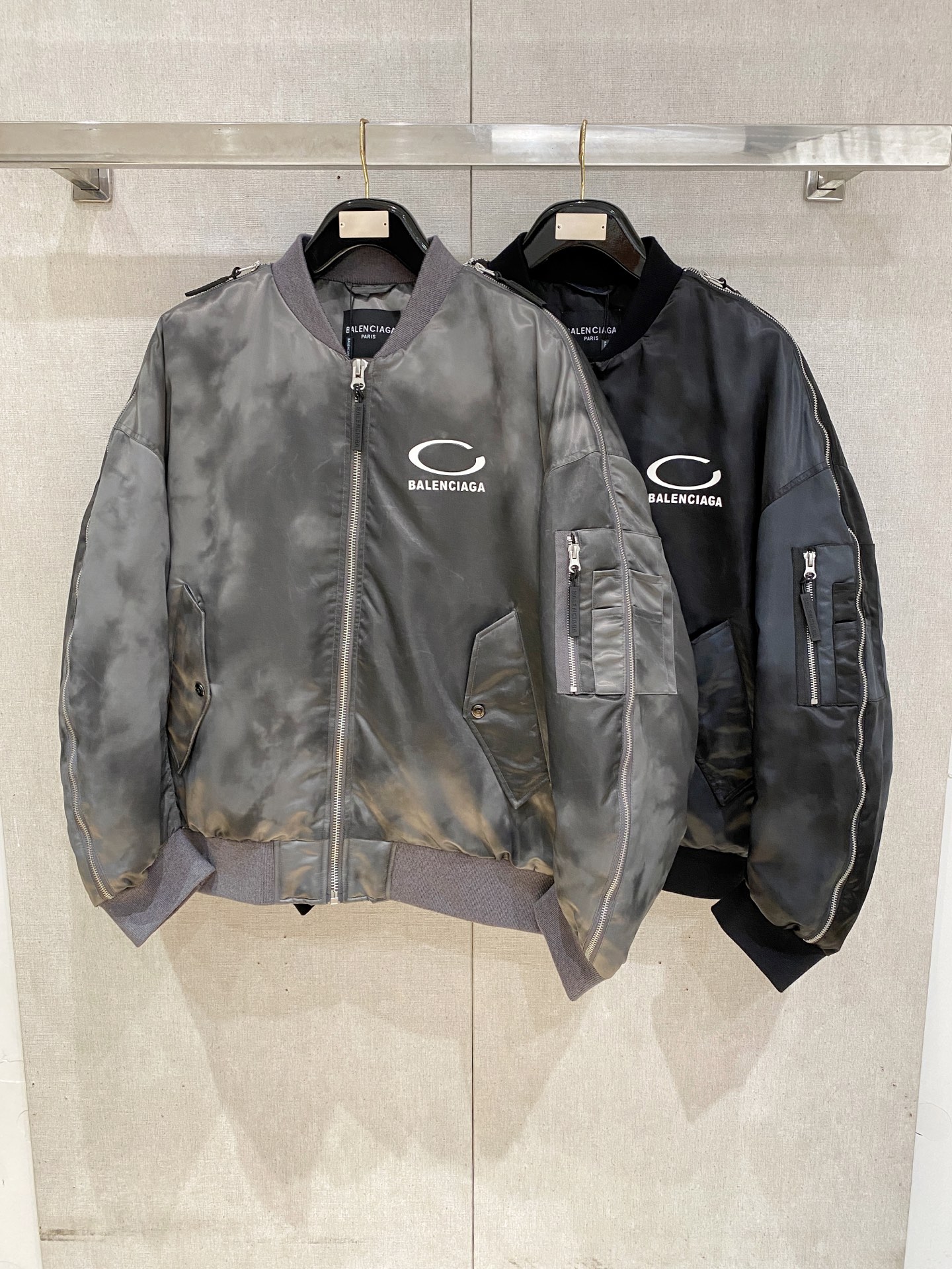 Balenciaga Down Jacket Goose Down Black S-m-l-xxxl