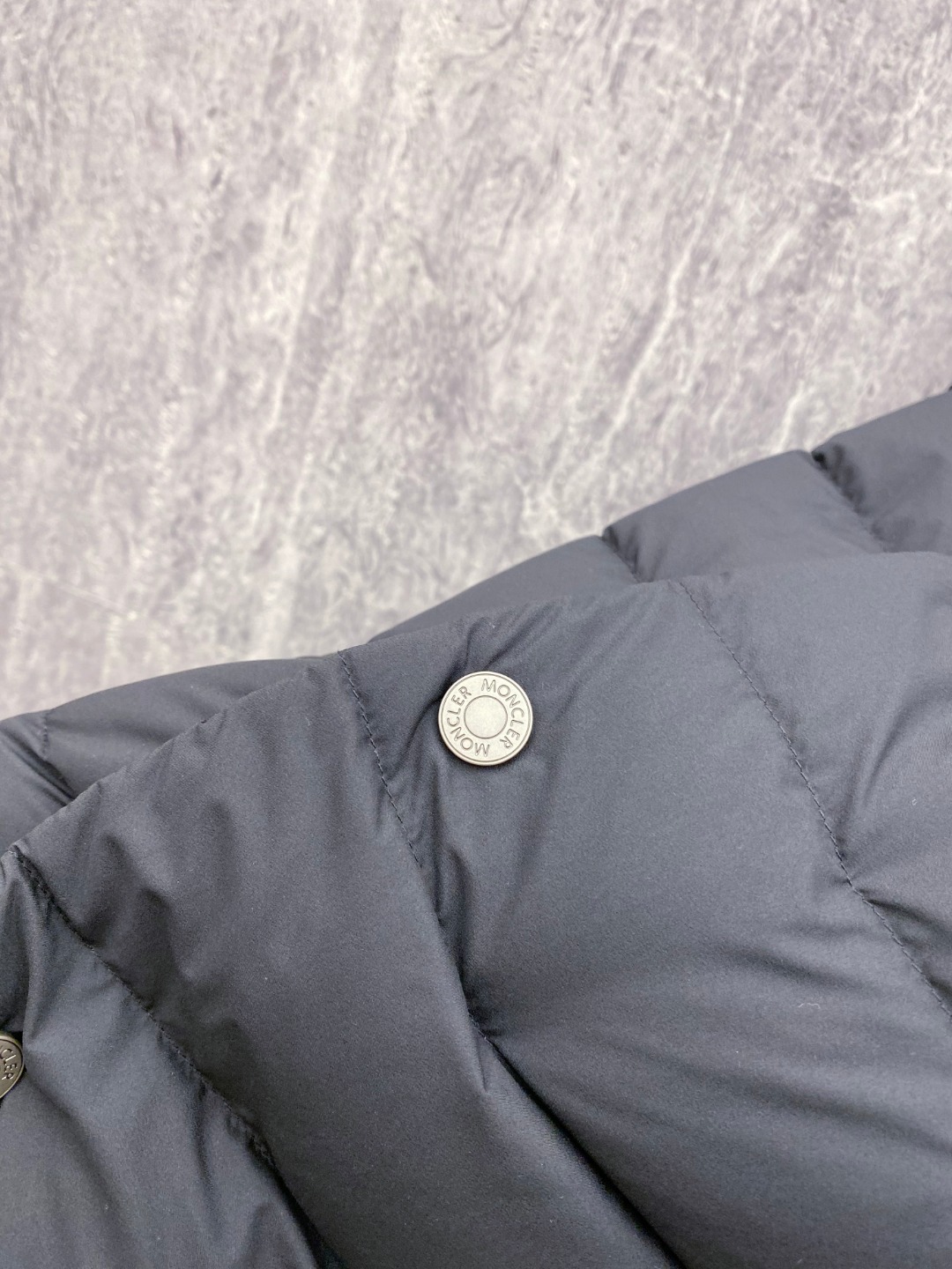 Moncler Down Jacket Knitted Black M-l