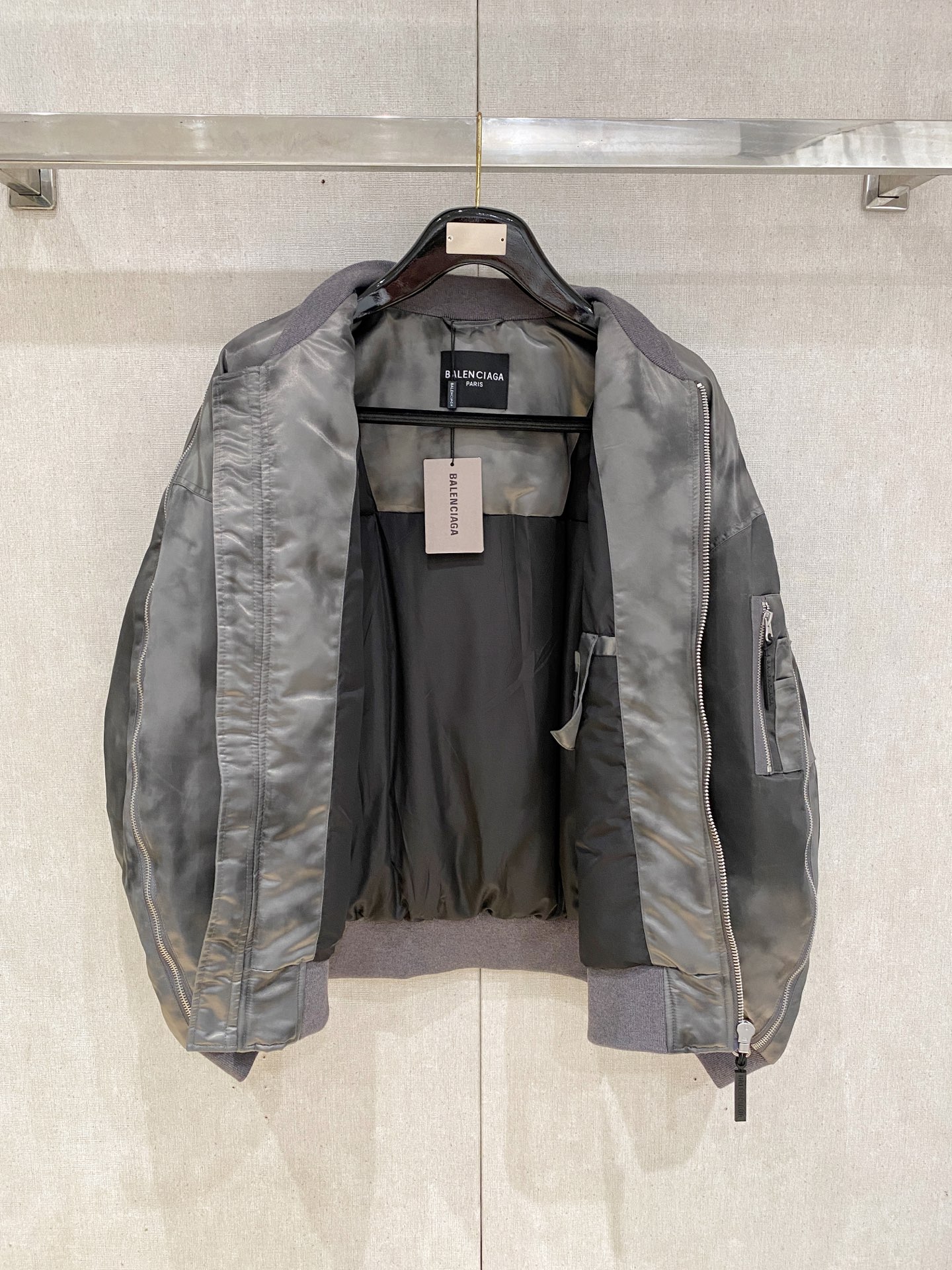 Balenciaga Down Jacket Goose Down Black S-m-l-xxxl