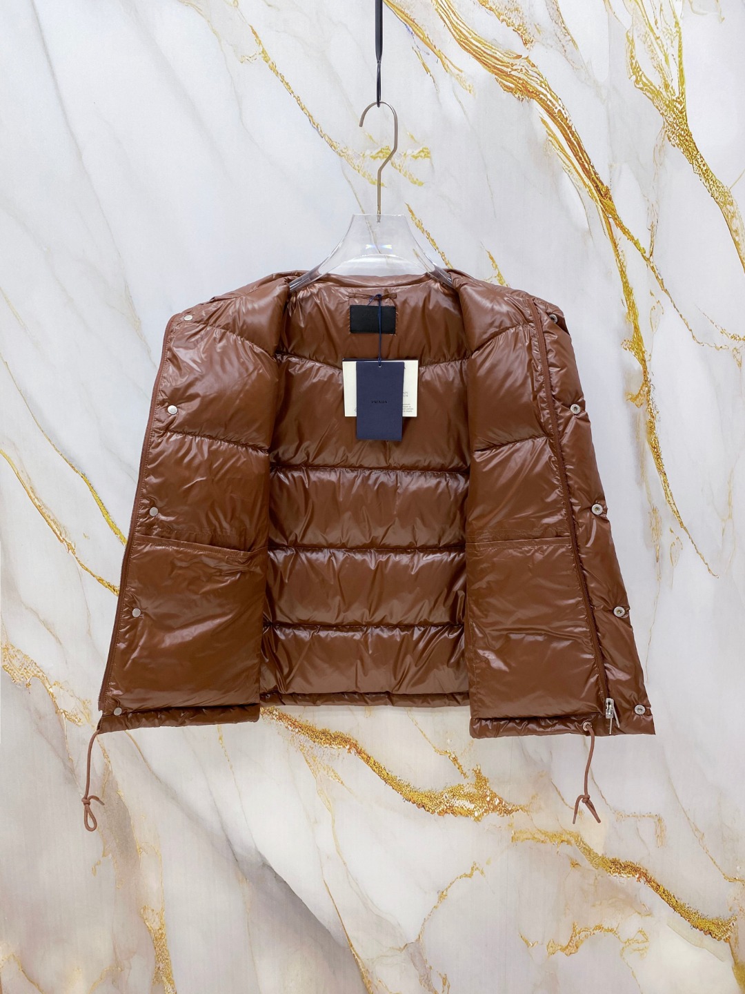 Prada Down Vest White Duck Down 56