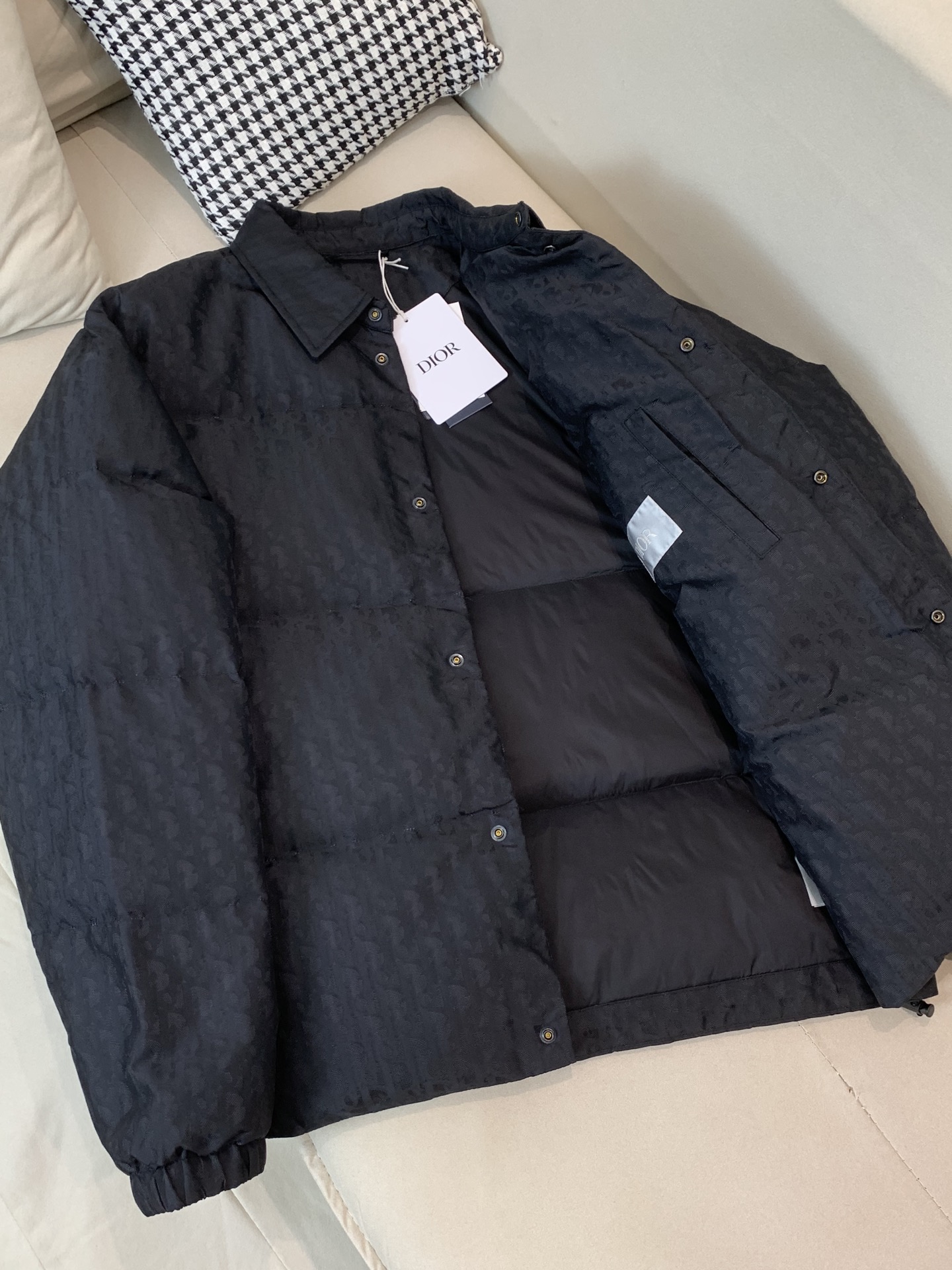 Dior Male Down Jacket Black S