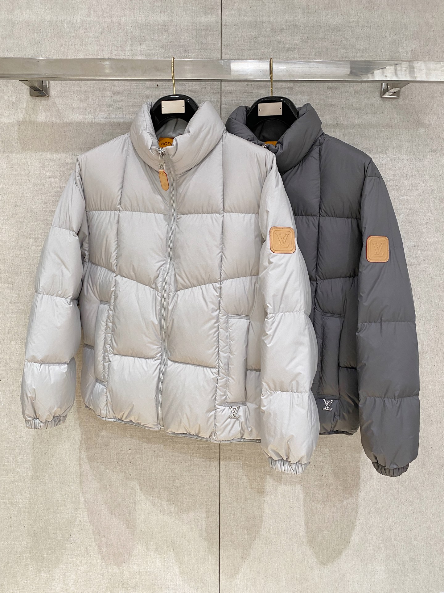 Louis Vuitton Down Jacket Goose Down Black S-m-l-xxxl