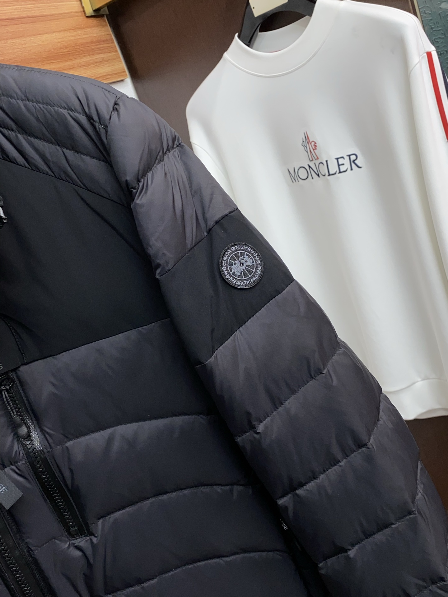 Canada Goose Couple Down Jacket White Duck Down M-xl