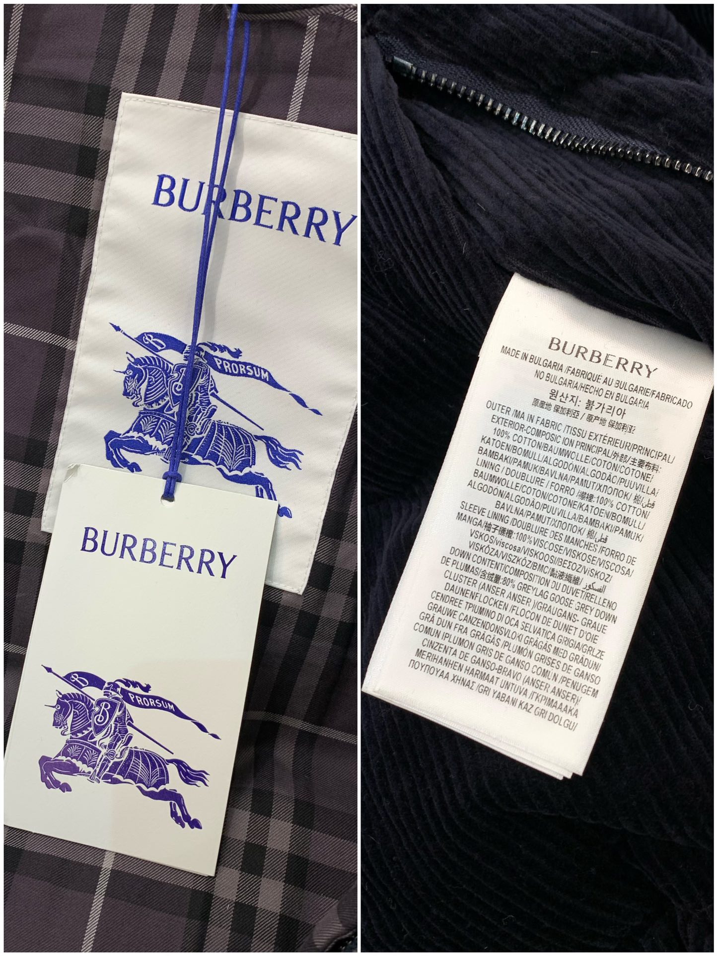 Burberry Down Jacket L-xl