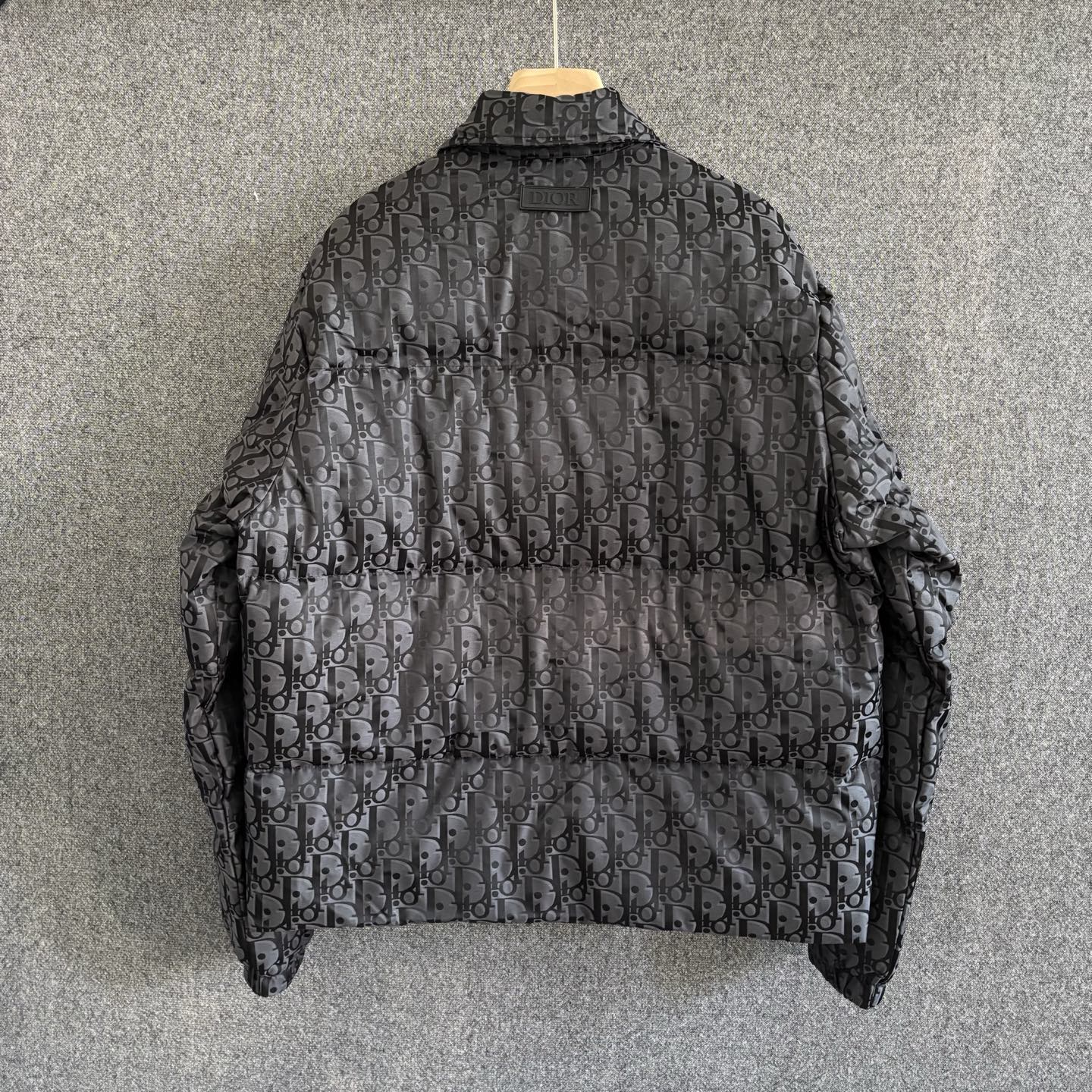Dior Down Jacket Cotton Black Printed S-m-l-xl
