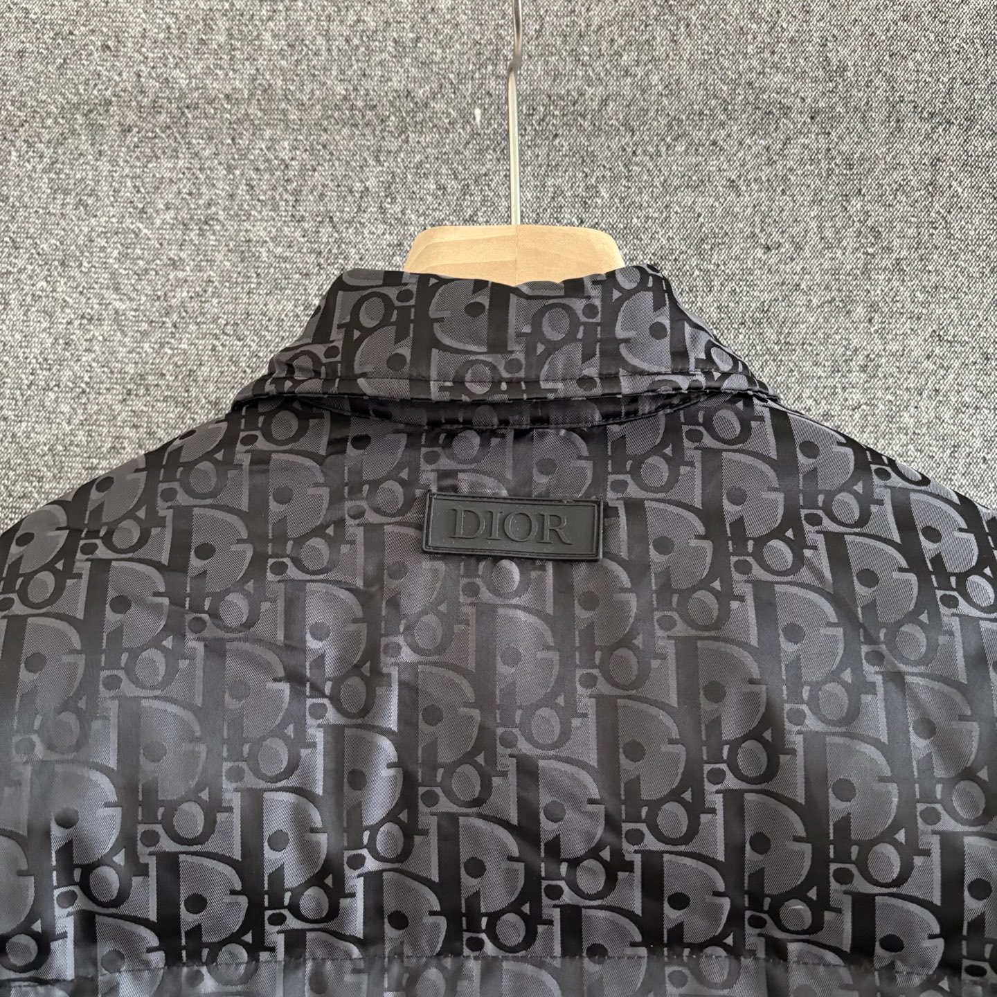 Dior Down Jacket Cotton Black Printed S-m-l-xl