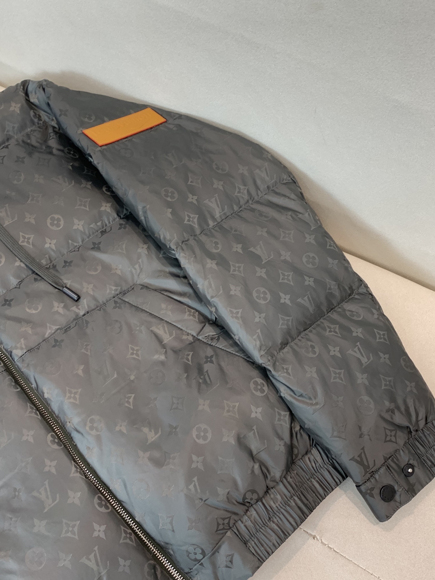 Louis Vuitton Male Down Jacket Black Hooded S-l