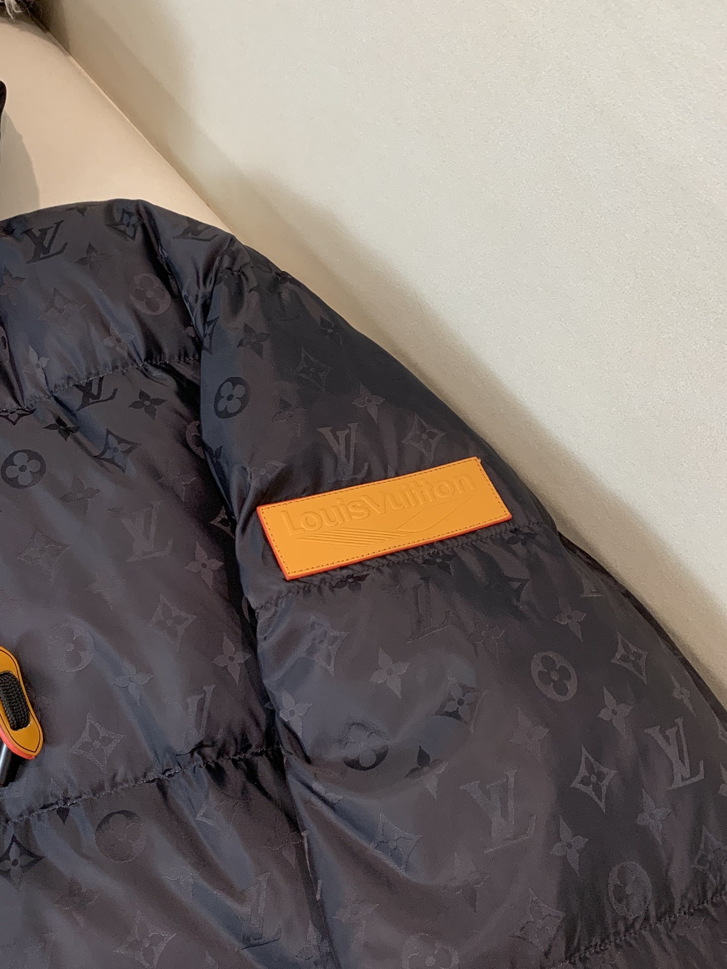 Louis Vuitton Male Down Jacket Black Hooded S-l